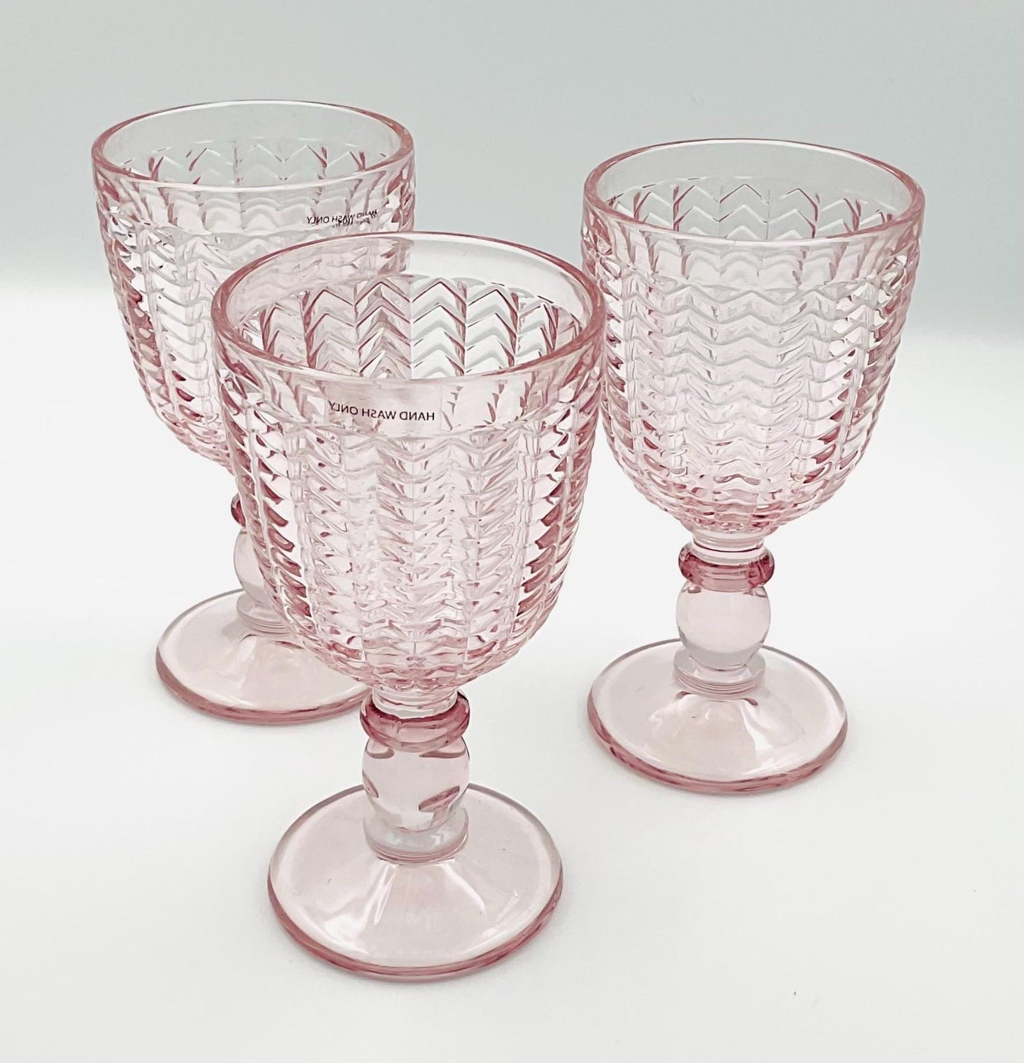 Godinger Pink Twill Goblet