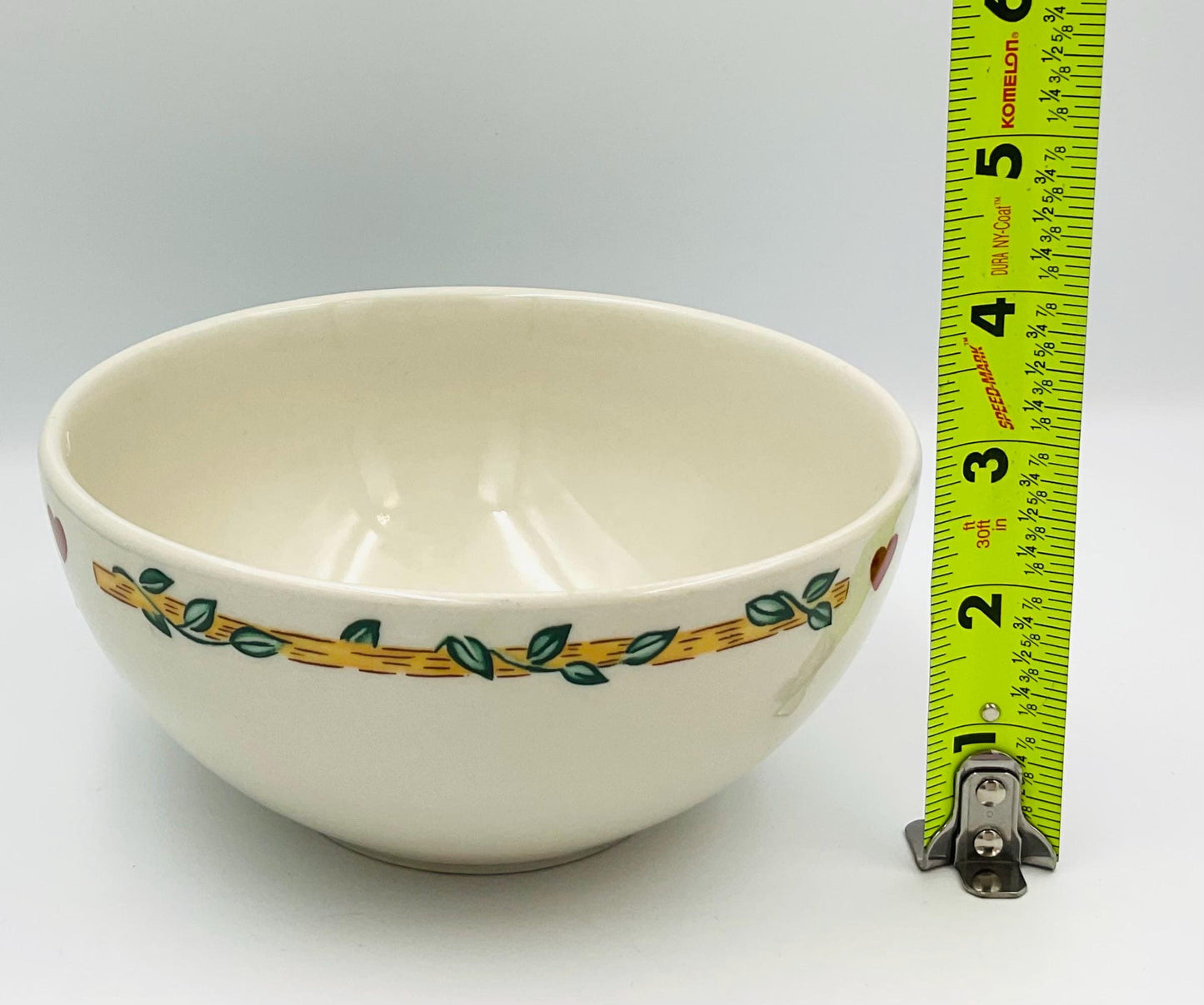 Vintage Thomson Pottery Birdhouse Cereal Bowls