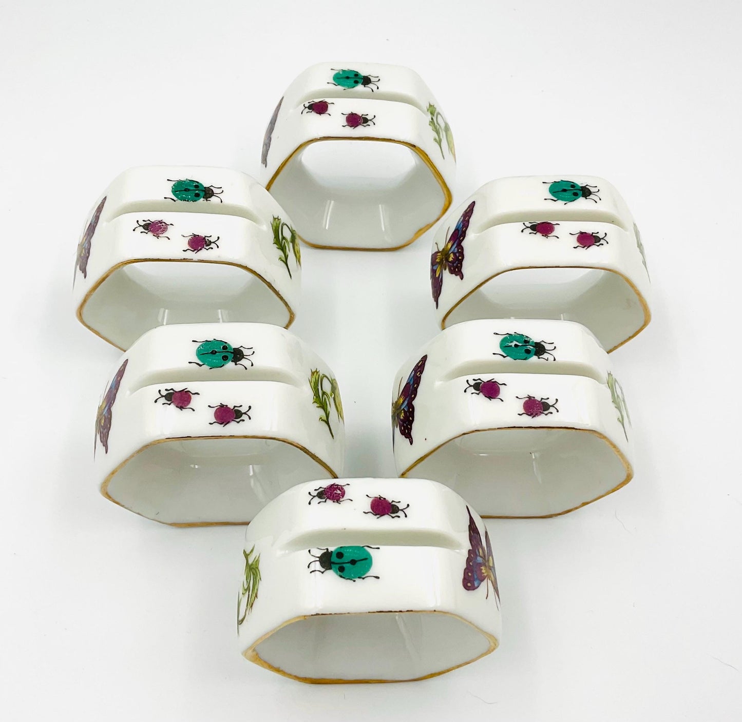 Vintage Ardalt Napkin Rings / Place Card Holder Made in Japan