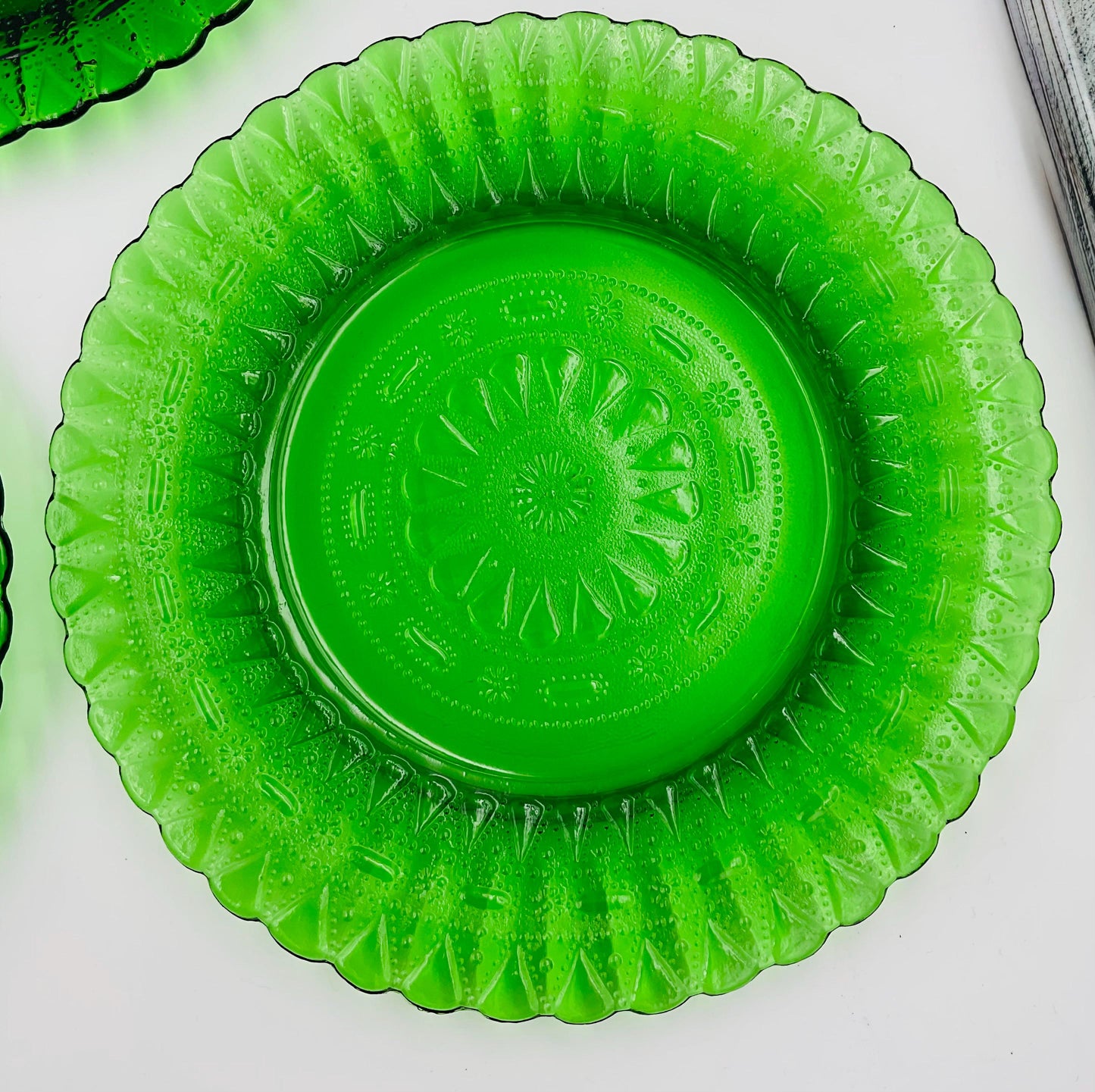 Vintage Kemple Wheaton Green Dinner Plate