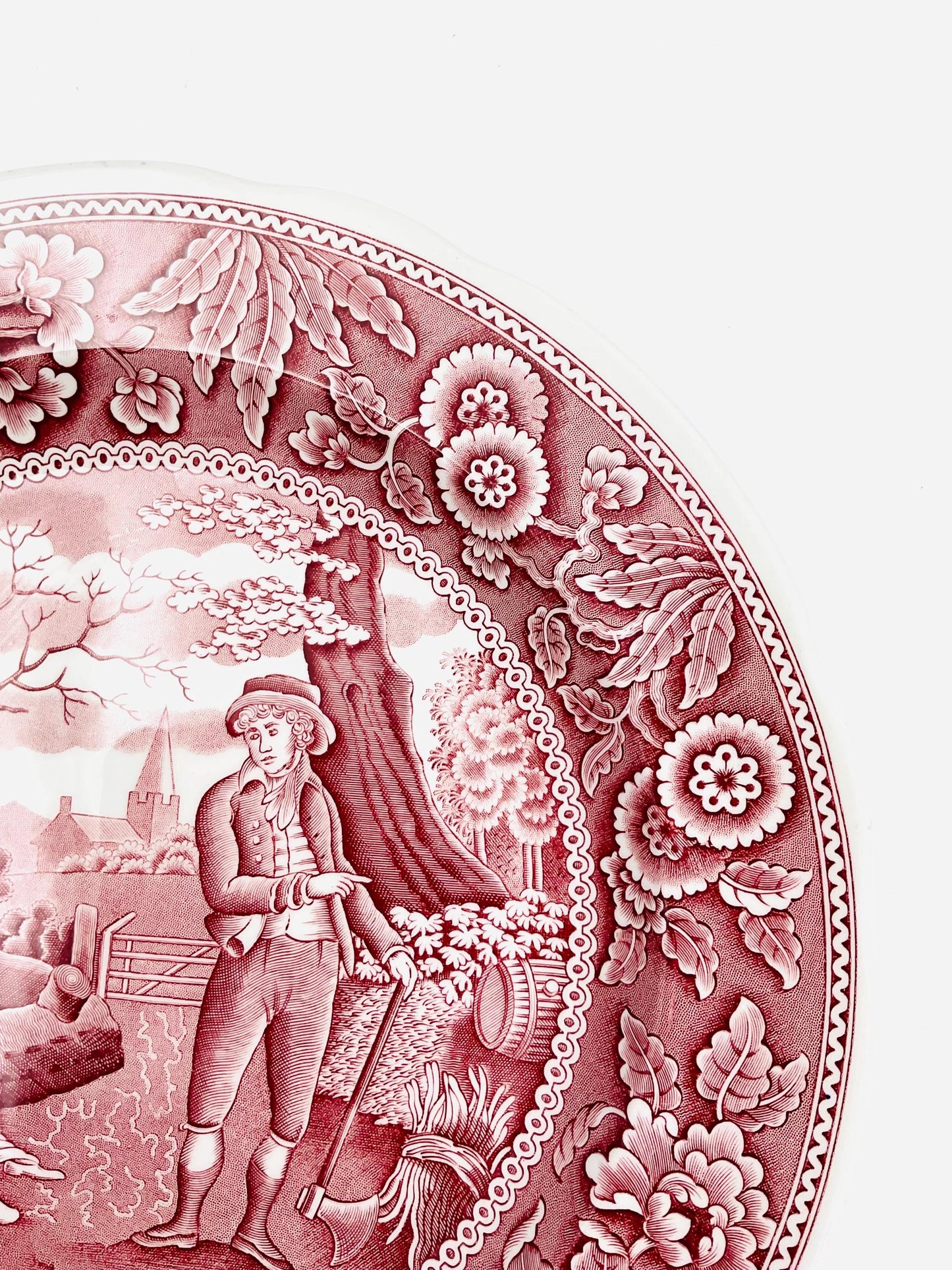 Vintage Spode Georgian Series ‘Woodman’ Archive Collection Plate