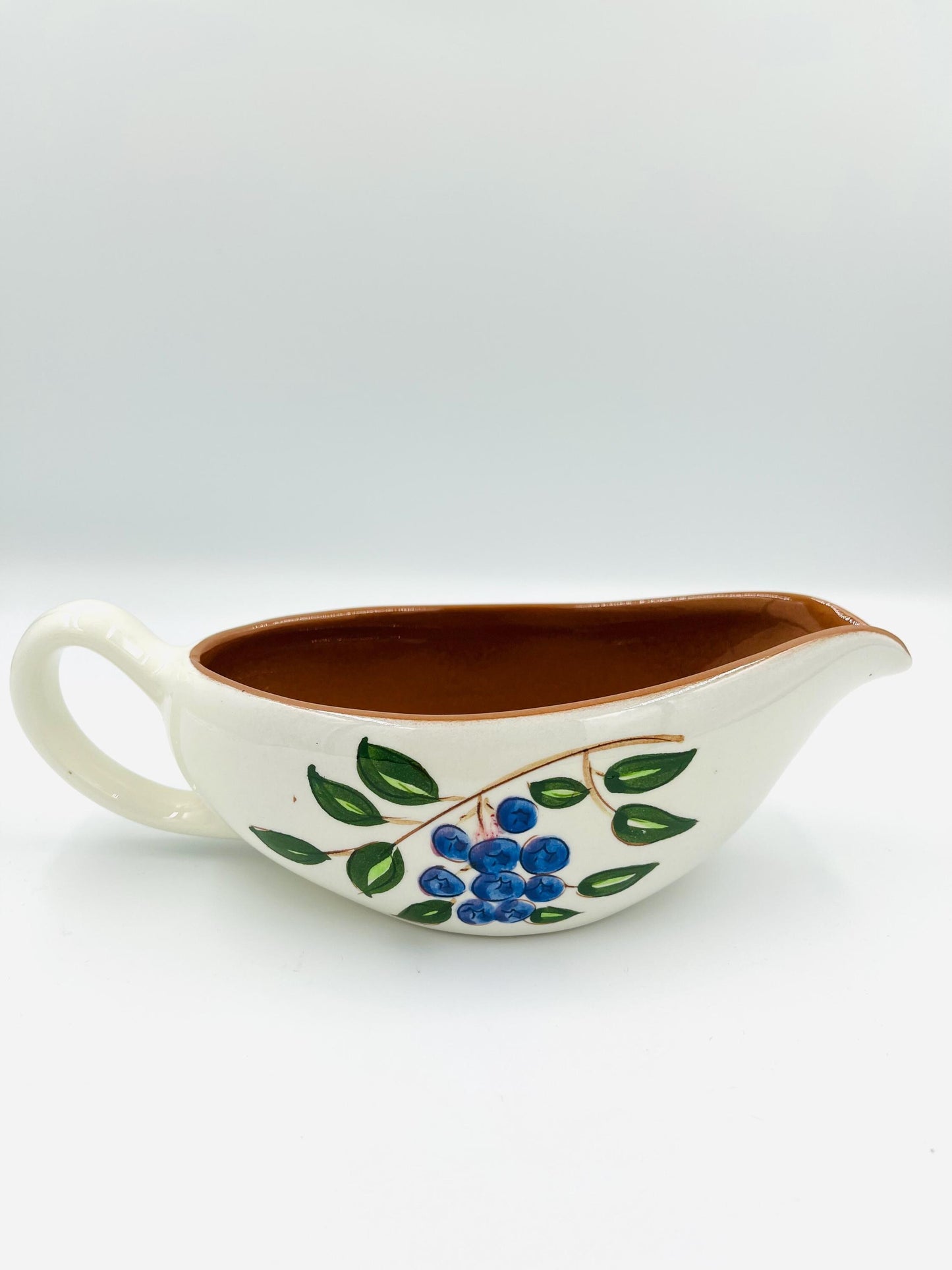 Vintage Stangl Blueberry Gravy Boat