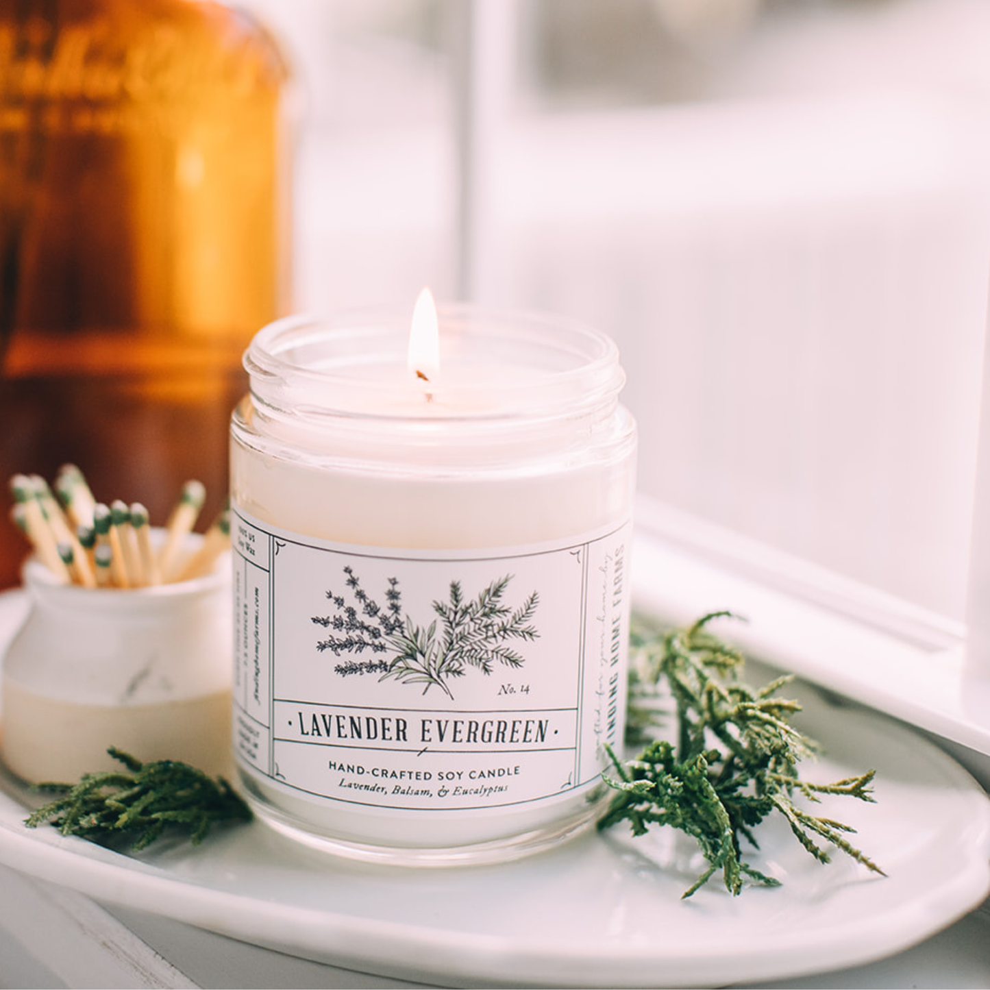 Lavender Evergreen | Hand-Poured Soy Candle