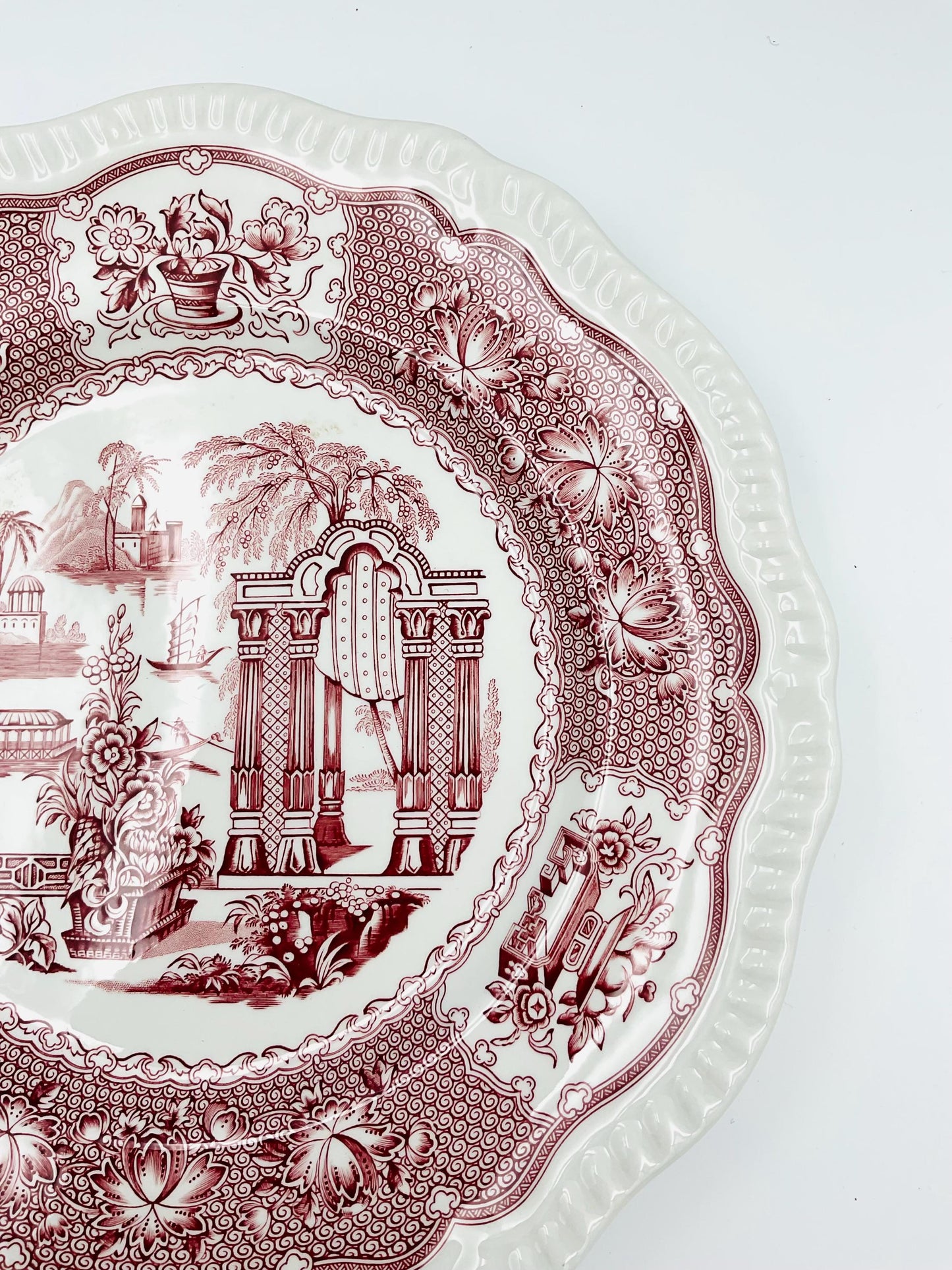Vintage Spode Regency ‘Pagoda’ Archive Collection Plate