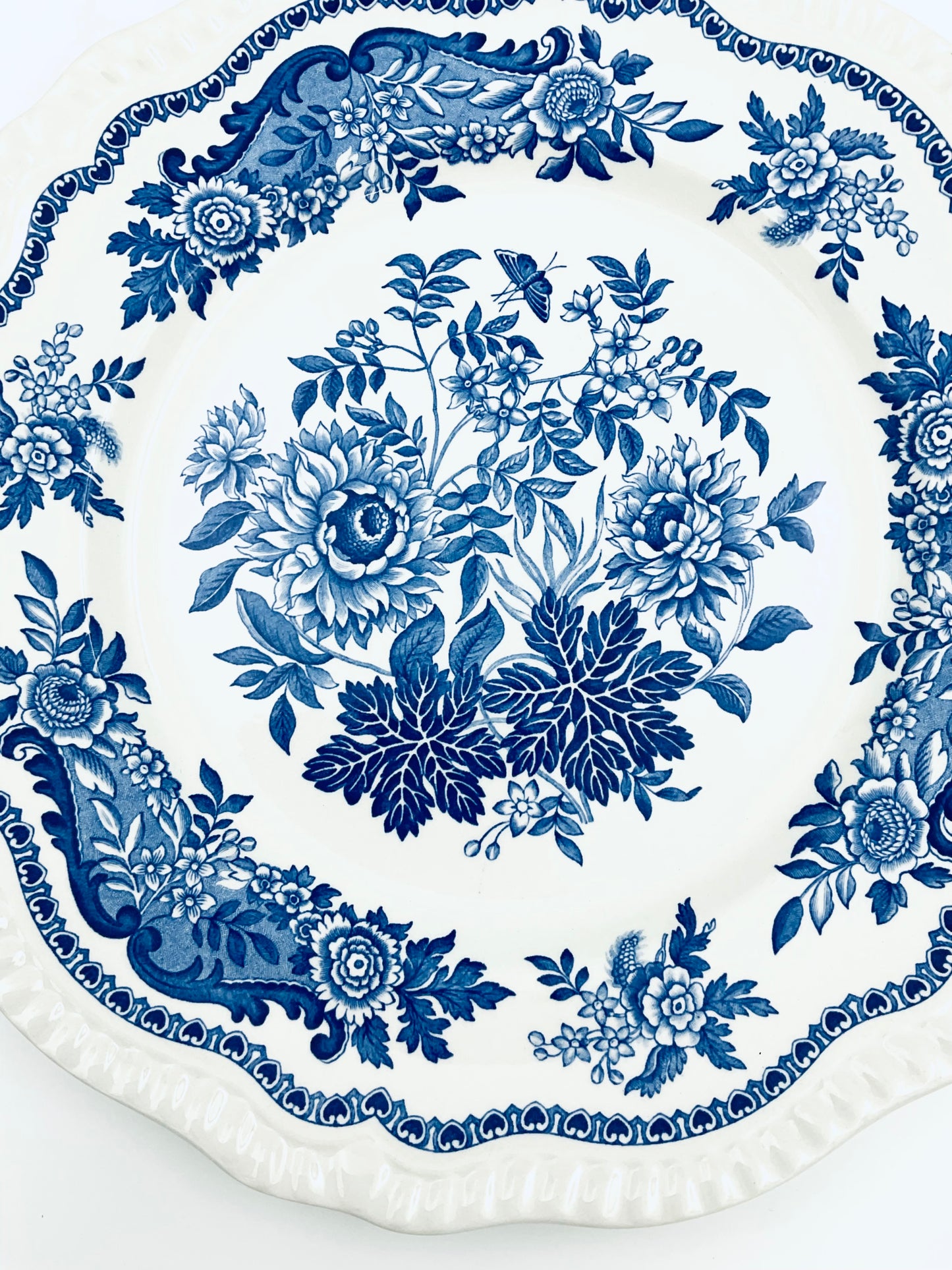 Vintage Spode Blue Room Regency Series ‘Jasmine’ Plate