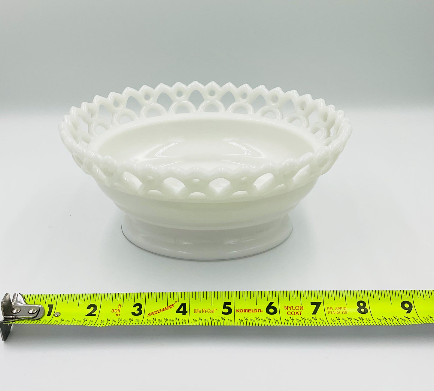 Vintage Westmoreland Milk Glass Lace Edge Bowl