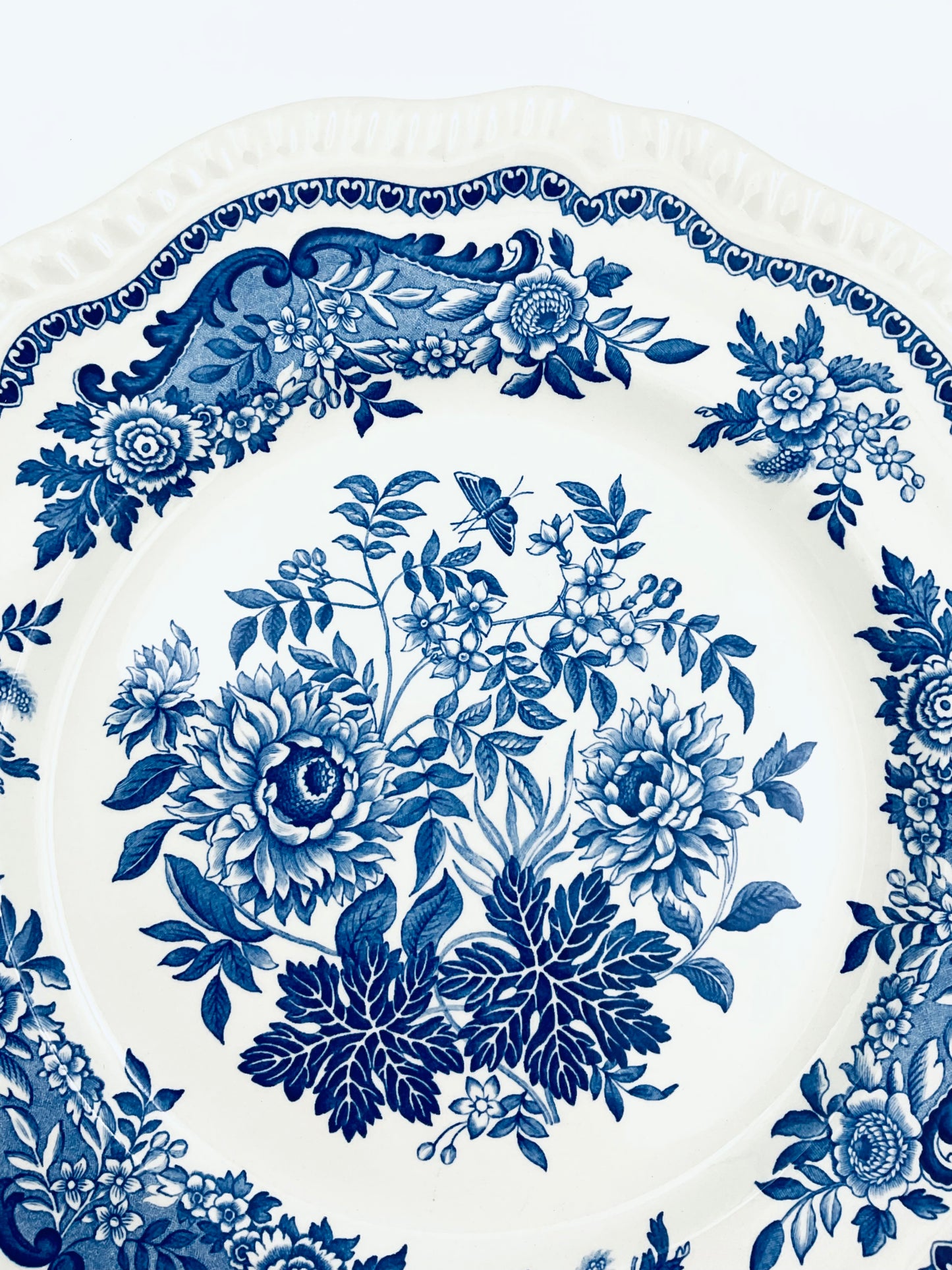 Vintage Spode Blue Room Regency Series ‘Jasmine’ Plate