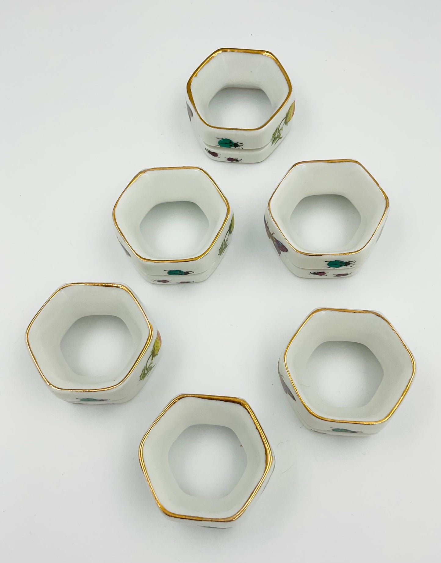 Vintage Ardalt Napkin Rings / Place Card Holder Made in Japan