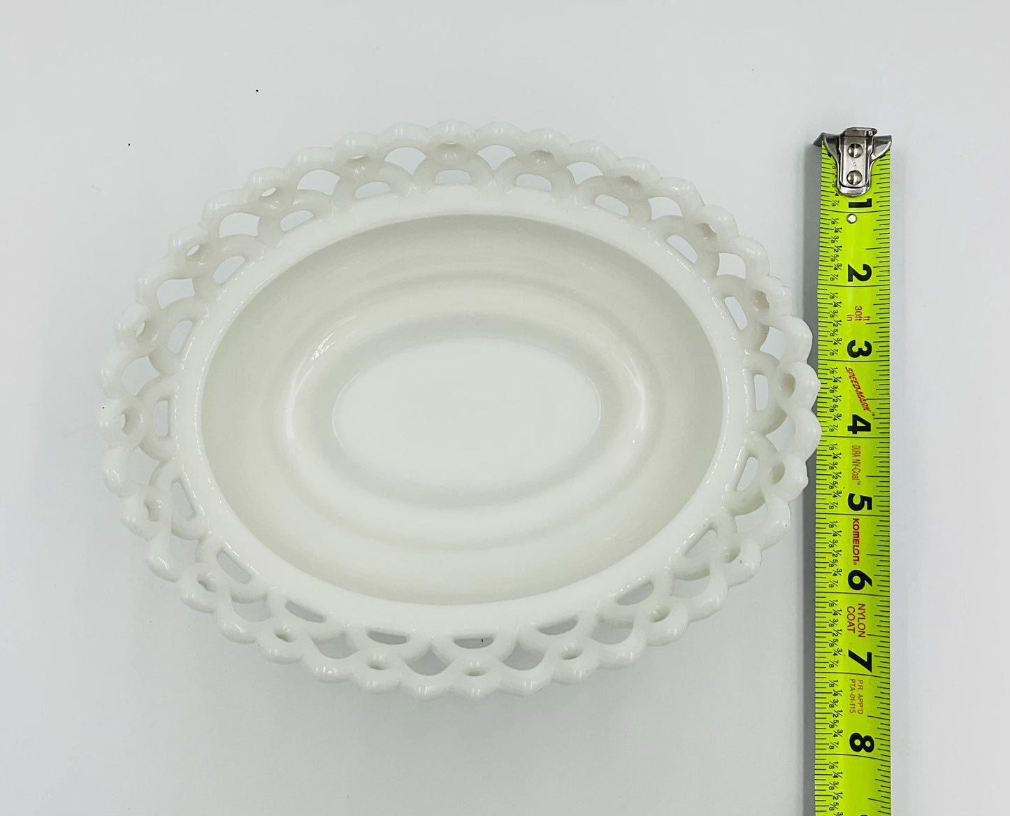Vintage Westmoreland Milk Glass Lace Edge Bowl