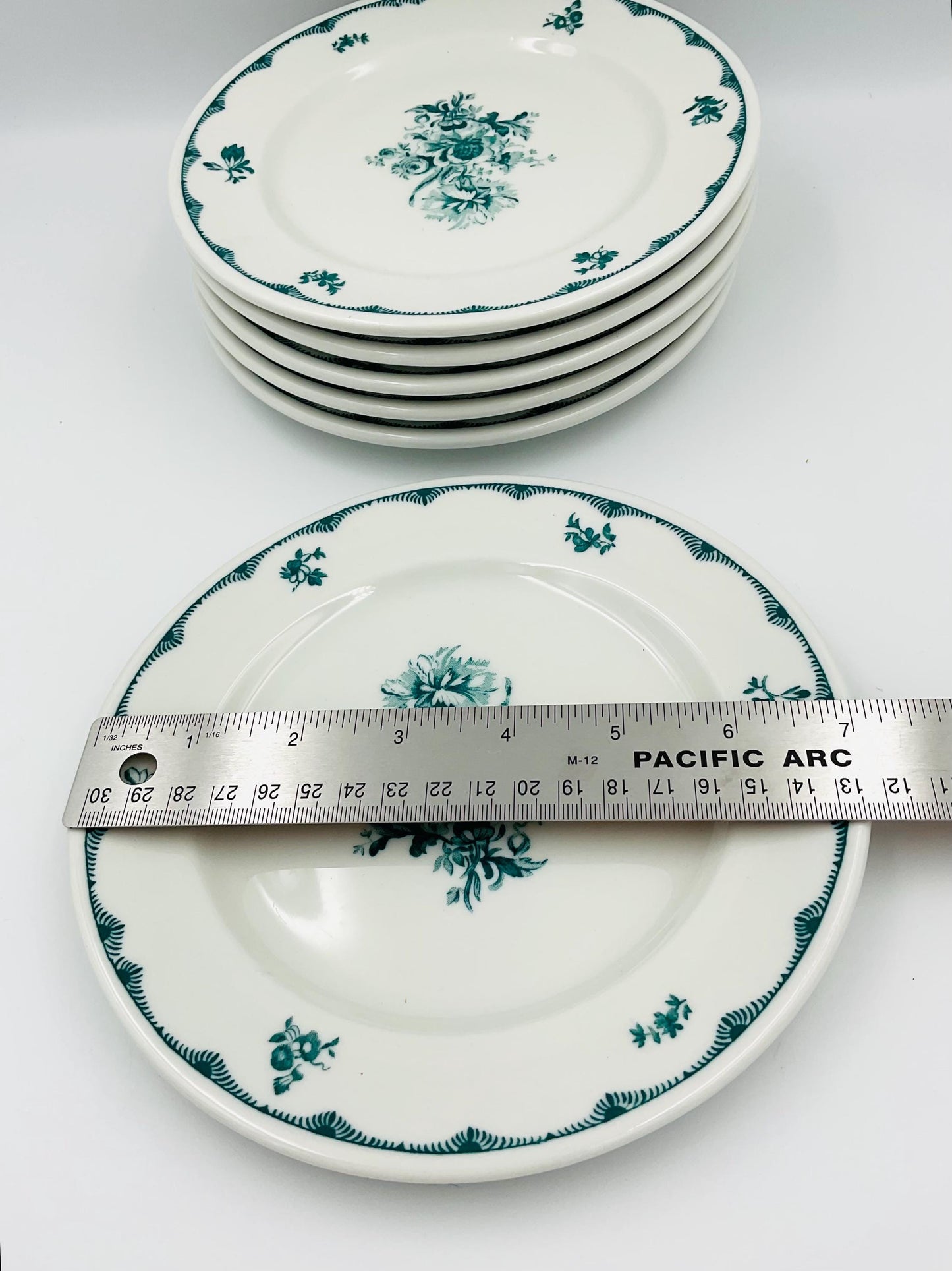 Macdonald & Gehm Green and White 7” Plate
