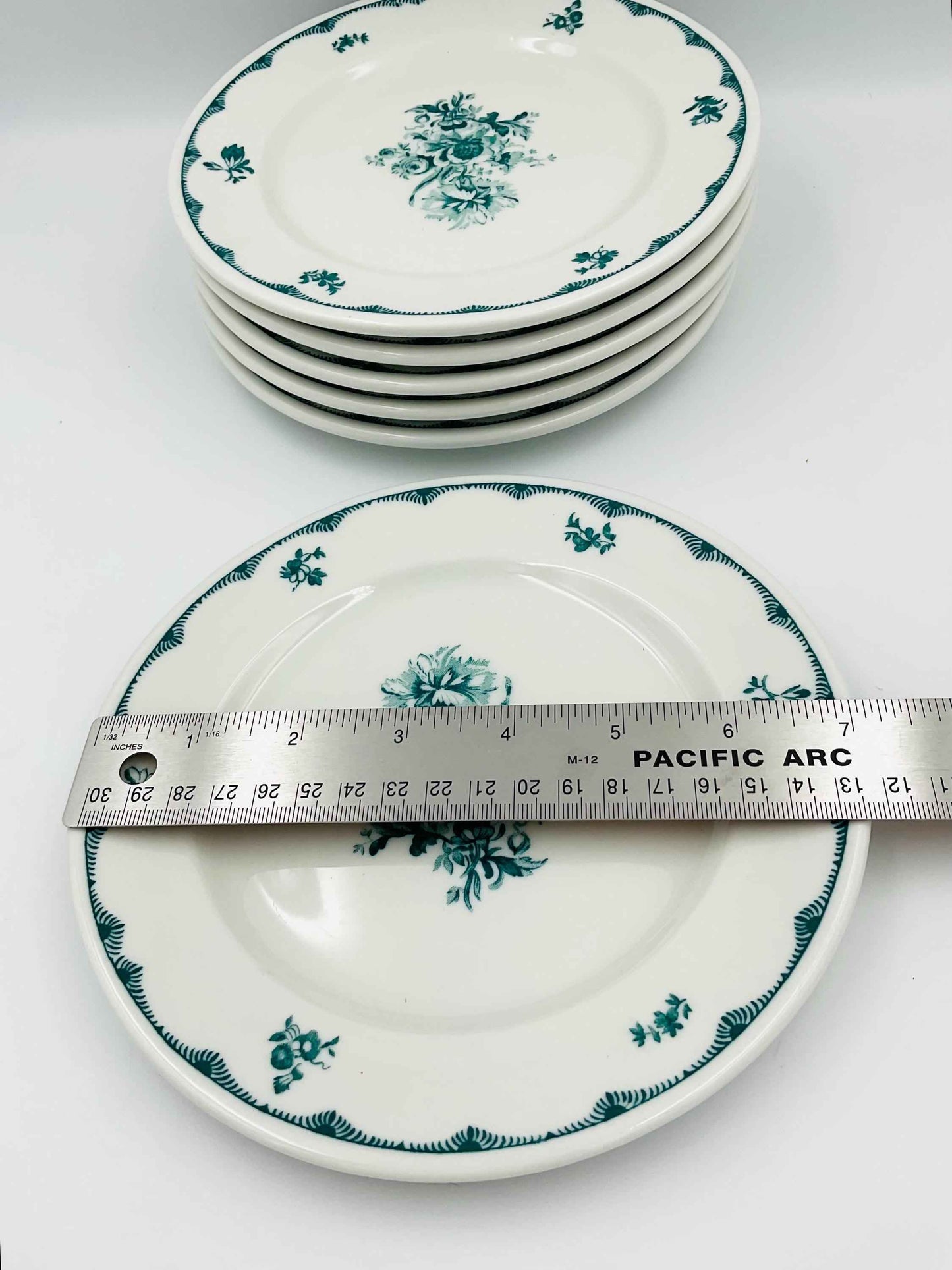 Macdonald & Gehm Green and White 7” Plate