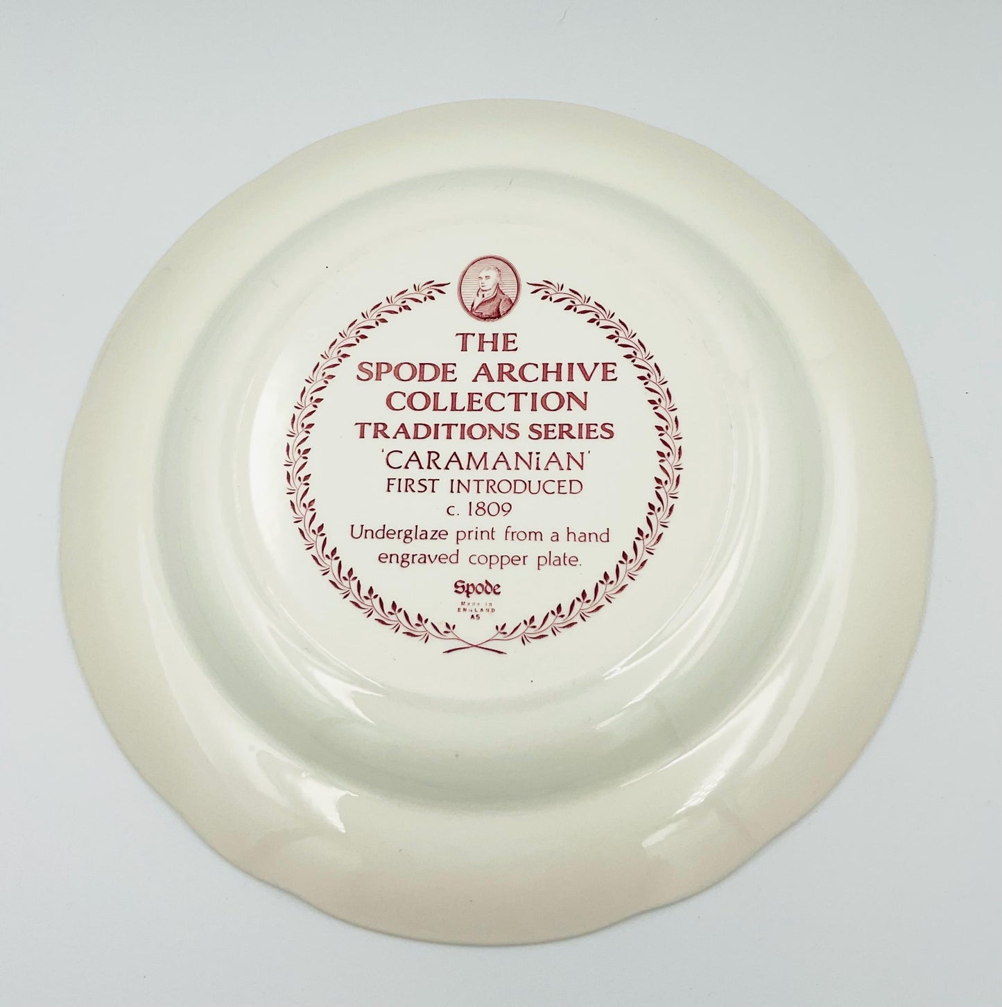 Spode Caramanian Archive Collection Traditions Series Plate