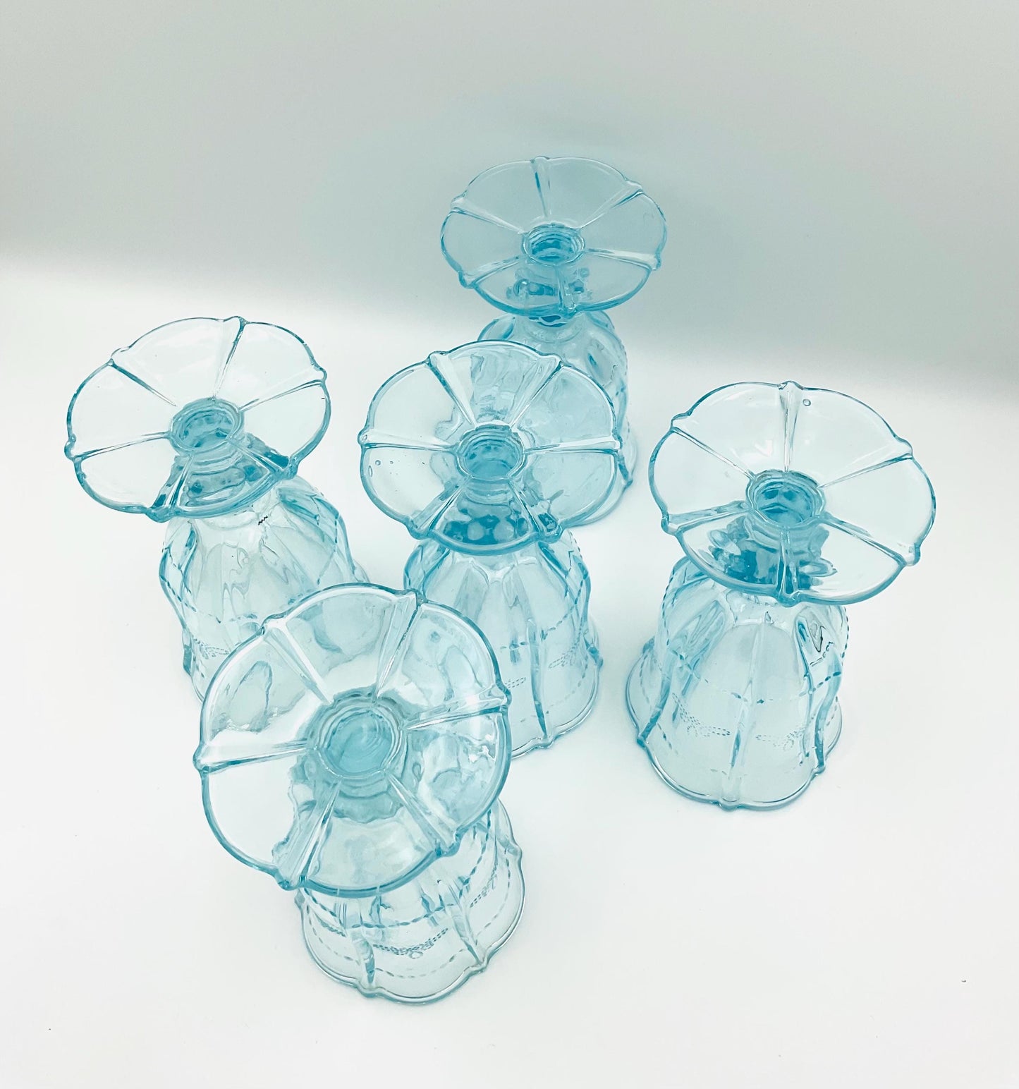Debi Lilly Blue / Tourquoise Vintage Goblet