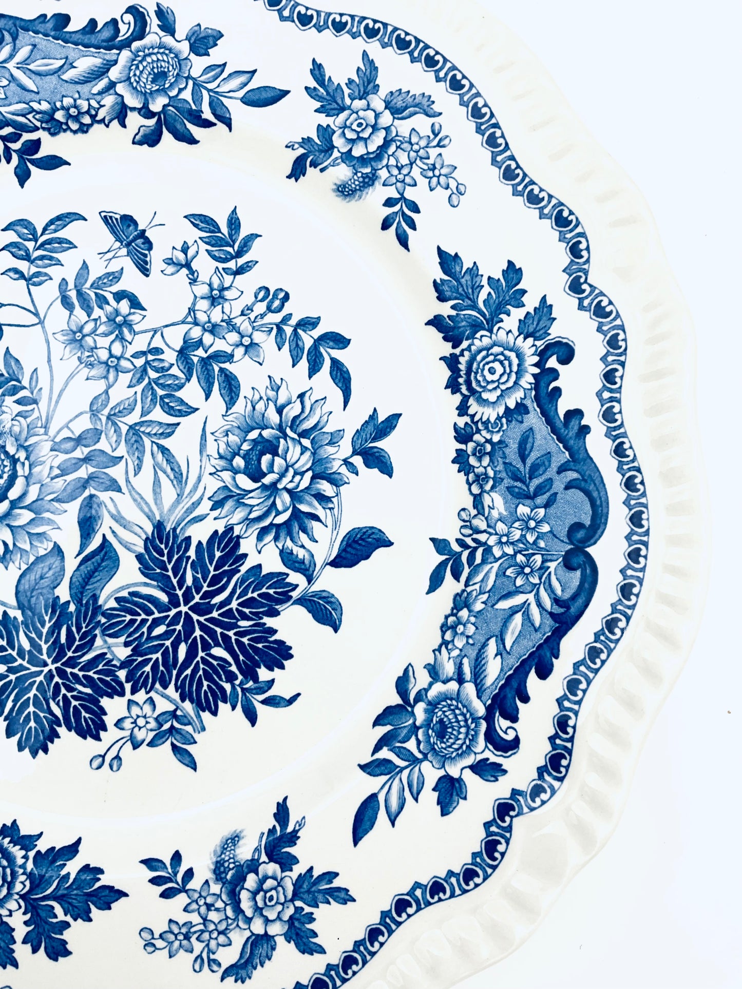 Vintage Spode Blue Room Regency Series ‘Jasmine’ Plate