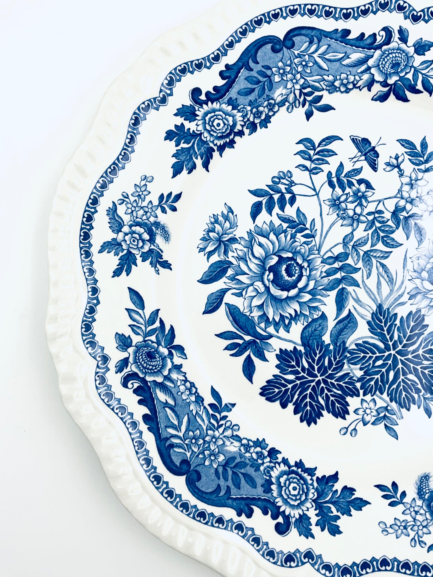 Vintage Spode Blue Room Regency Series ‘Jasmine’ Plate