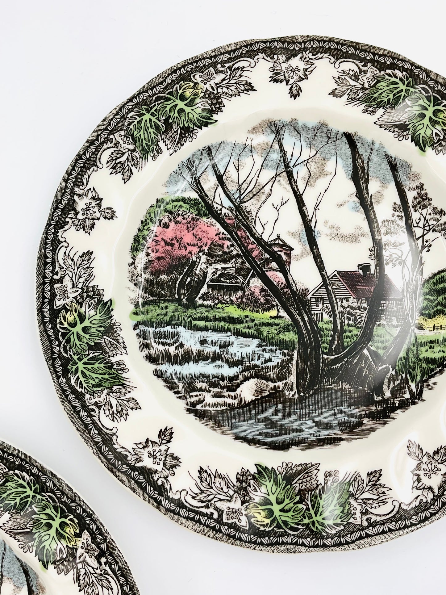 Johnson Bros Friendly Village “Willow By the Brook” Salad Plates