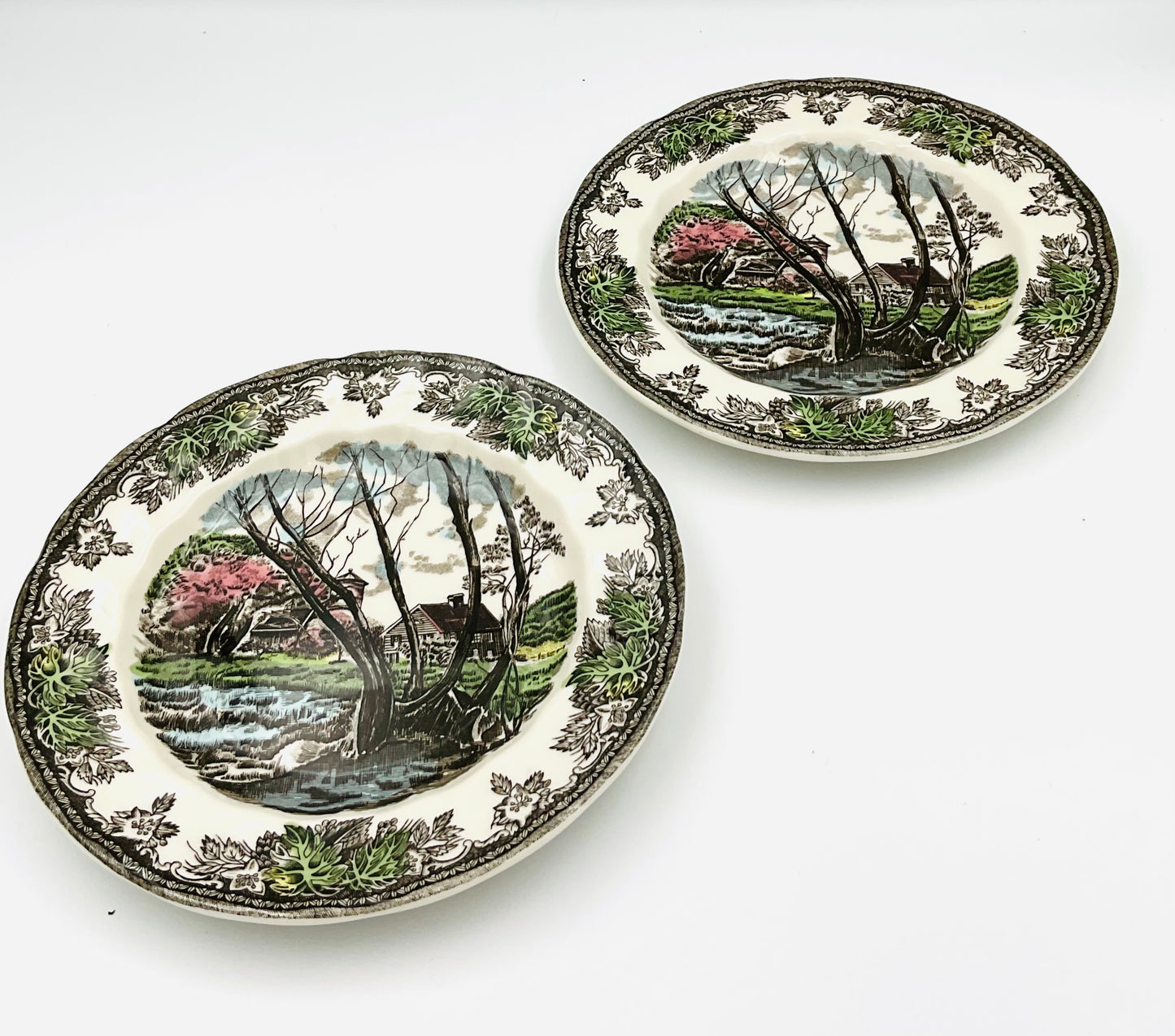 Johnson Bros Friendly Village “Willow By the Brook” Salad Plates