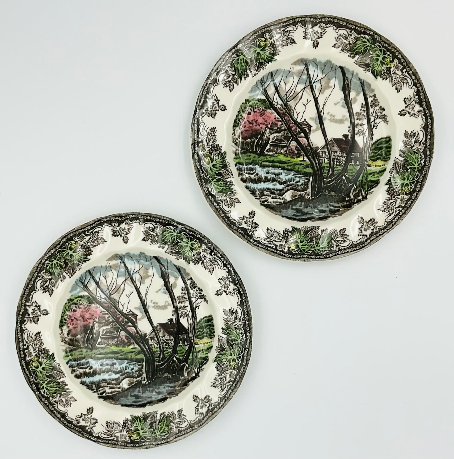 Johnson Bros Friendly Village “Willow By the Brook” Salad Plates