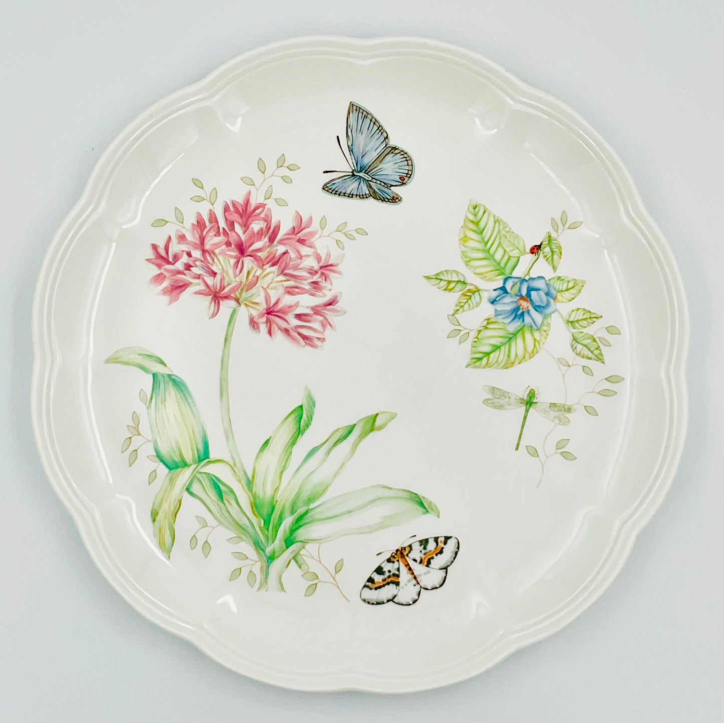 Lenox Butterfly Meadow Eastern Tailed Blue Dinner Plate