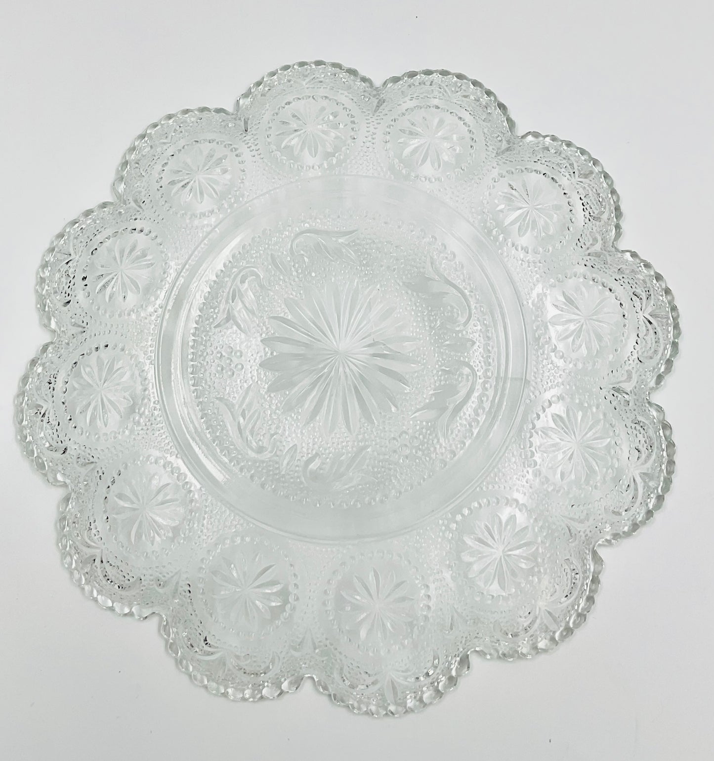 Vintage Brockway Glass American Concord Salad Plate