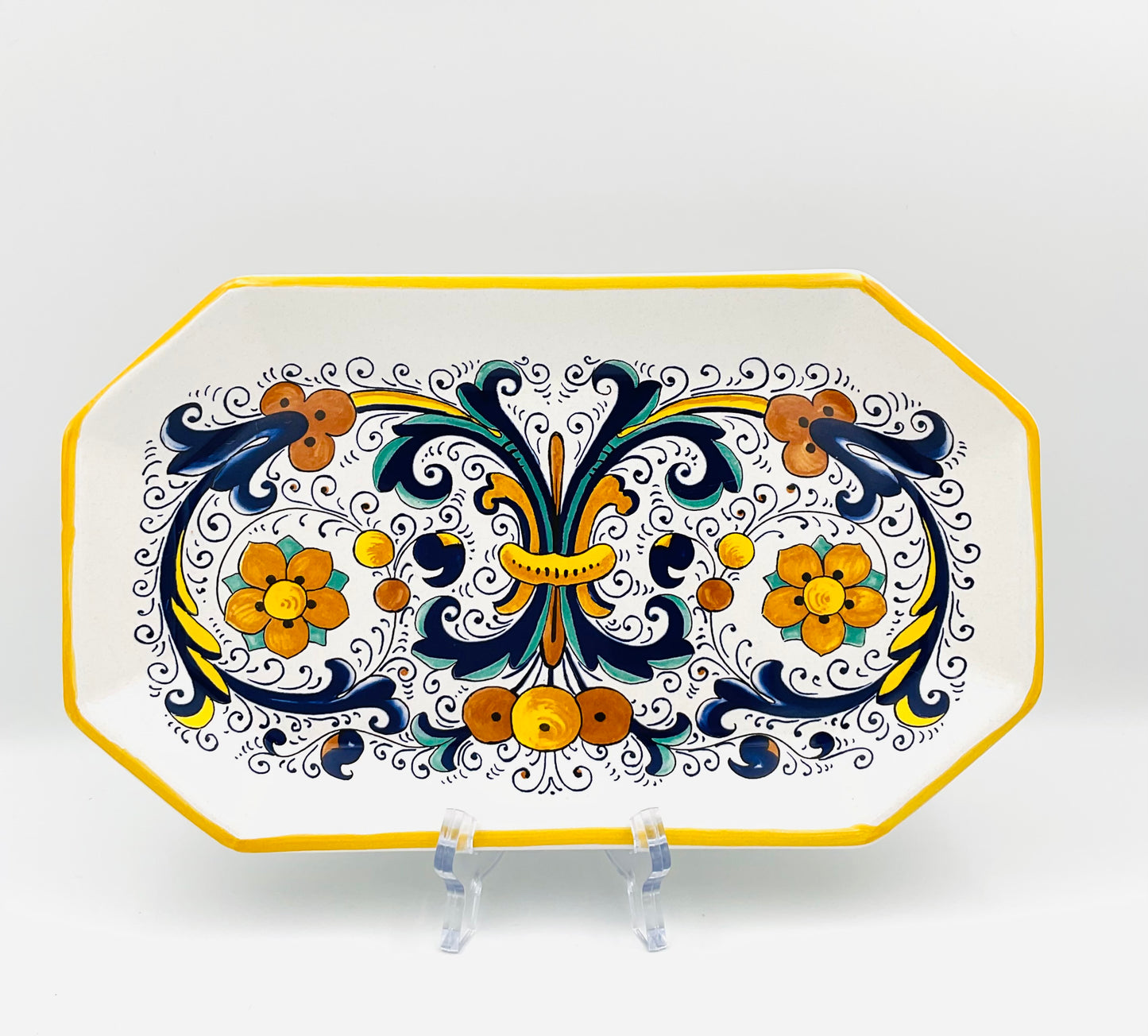 Nova Deruta Hand Painted Majolica Serving Platter