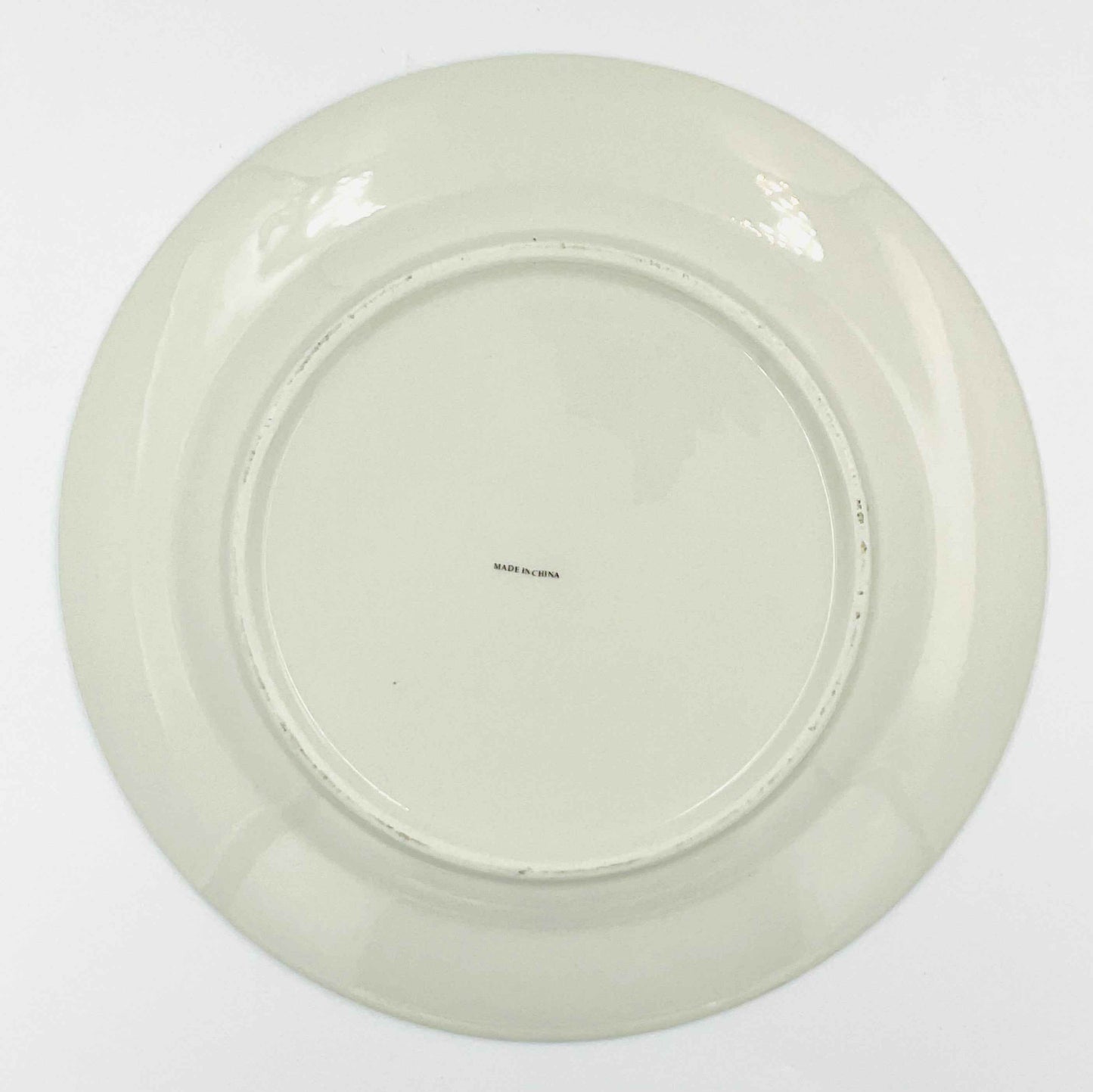 Vintage Blue Willow Transferware Ironstone Plate