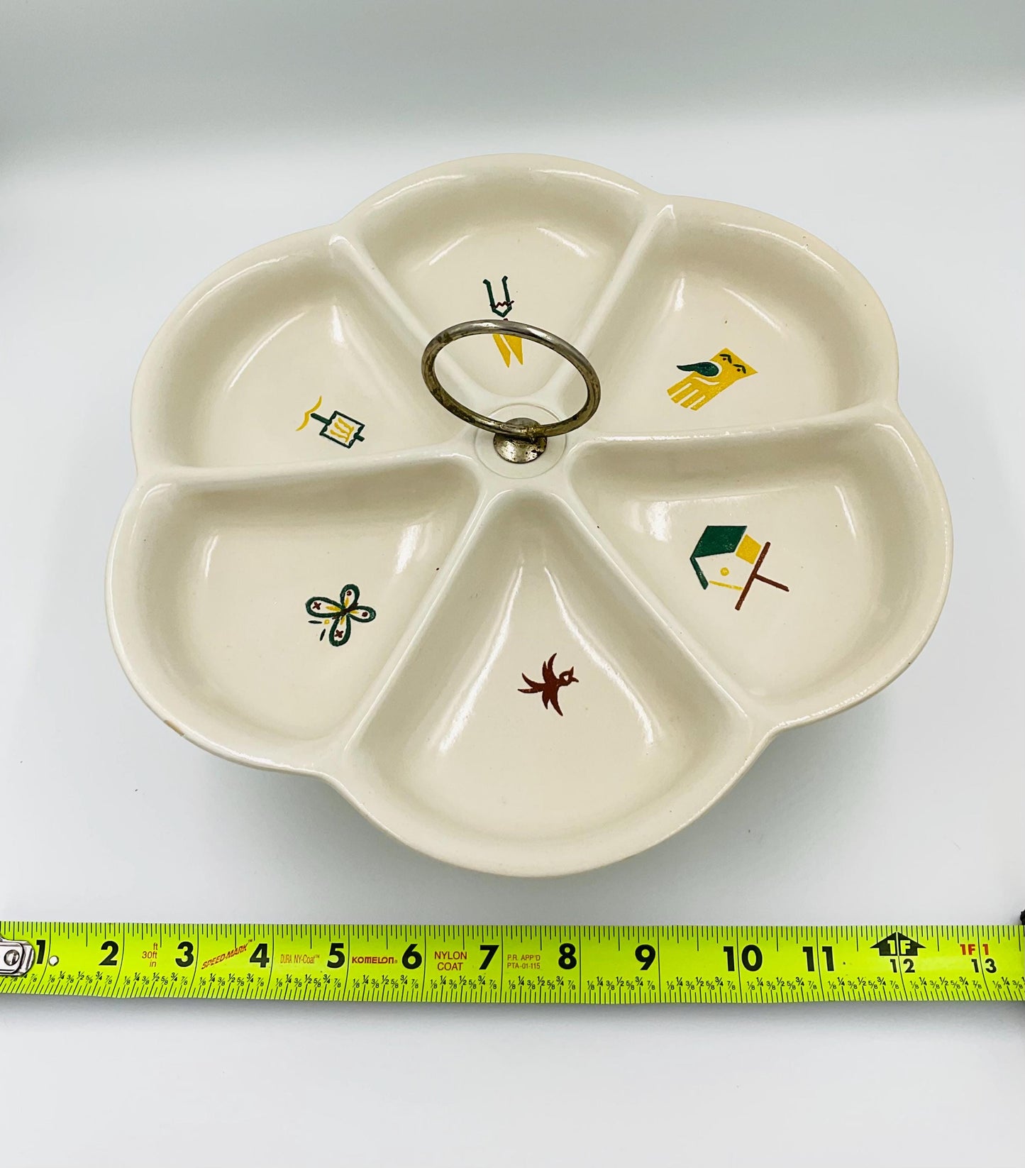 Vintage Poole Pottery Hors D’oeuvres Dish