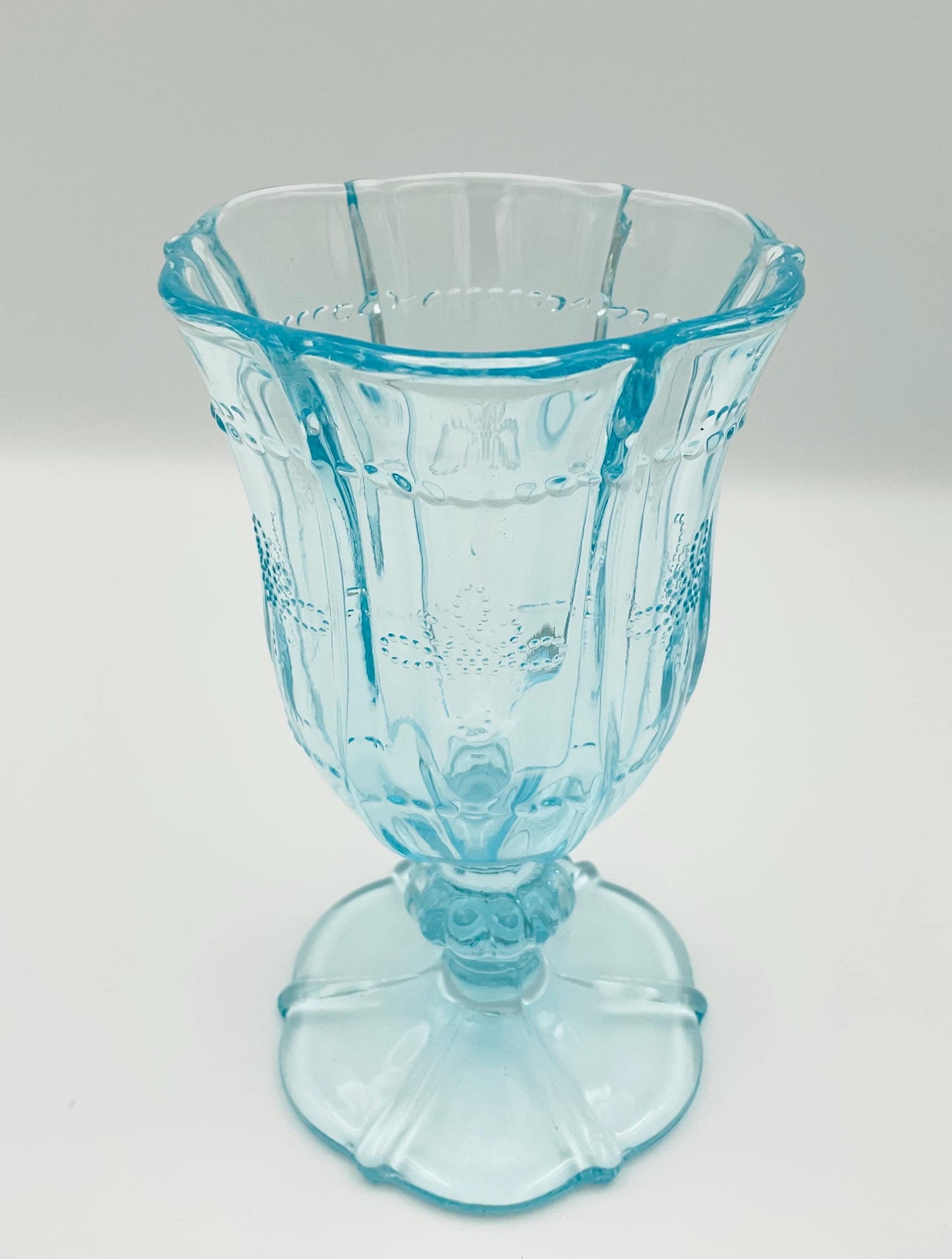 Debi Lilly Blue / Tourquoise Vintage Goblet