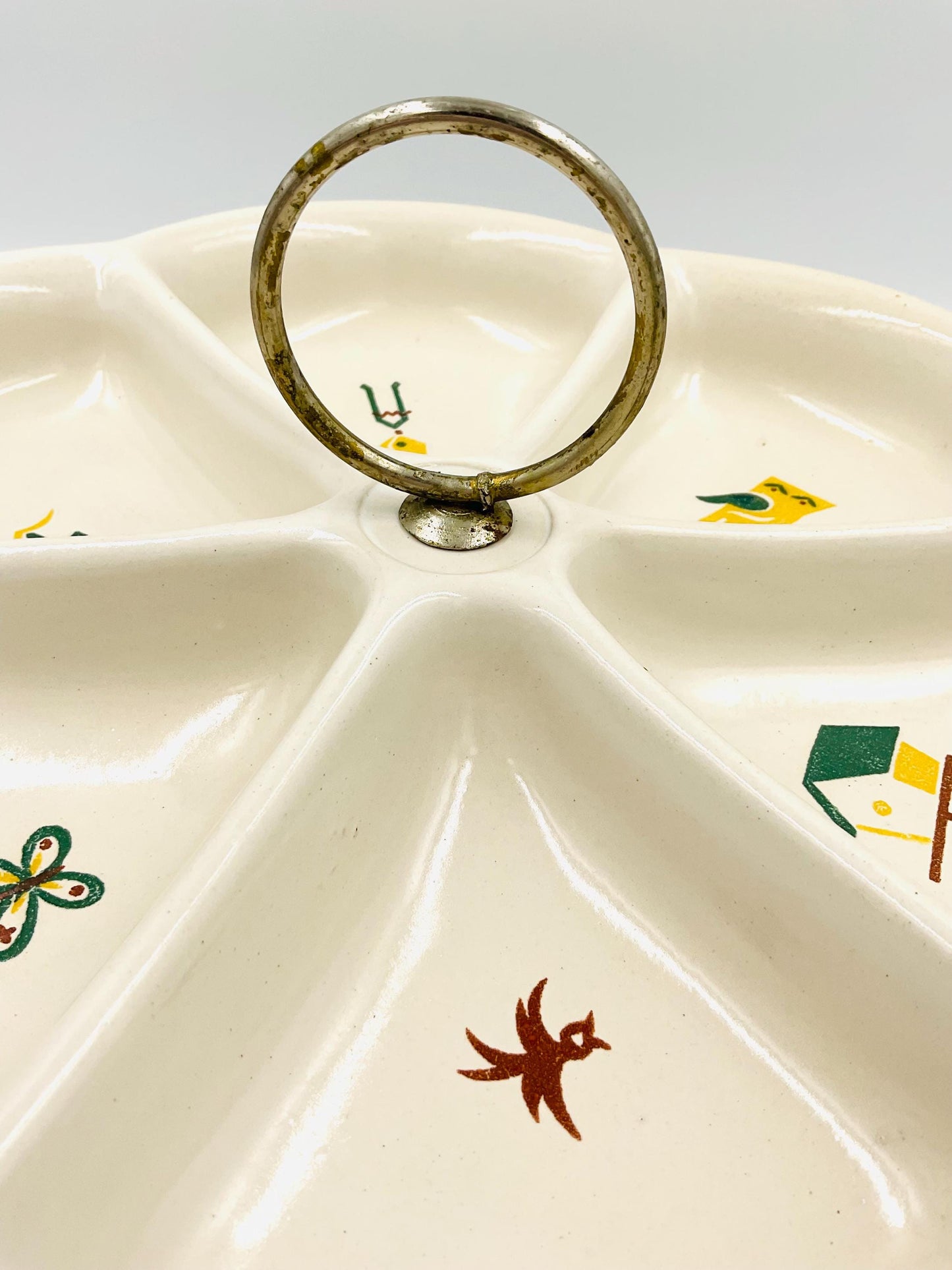 Vintage Poole Pottery Hors D’oeuvres Dish
