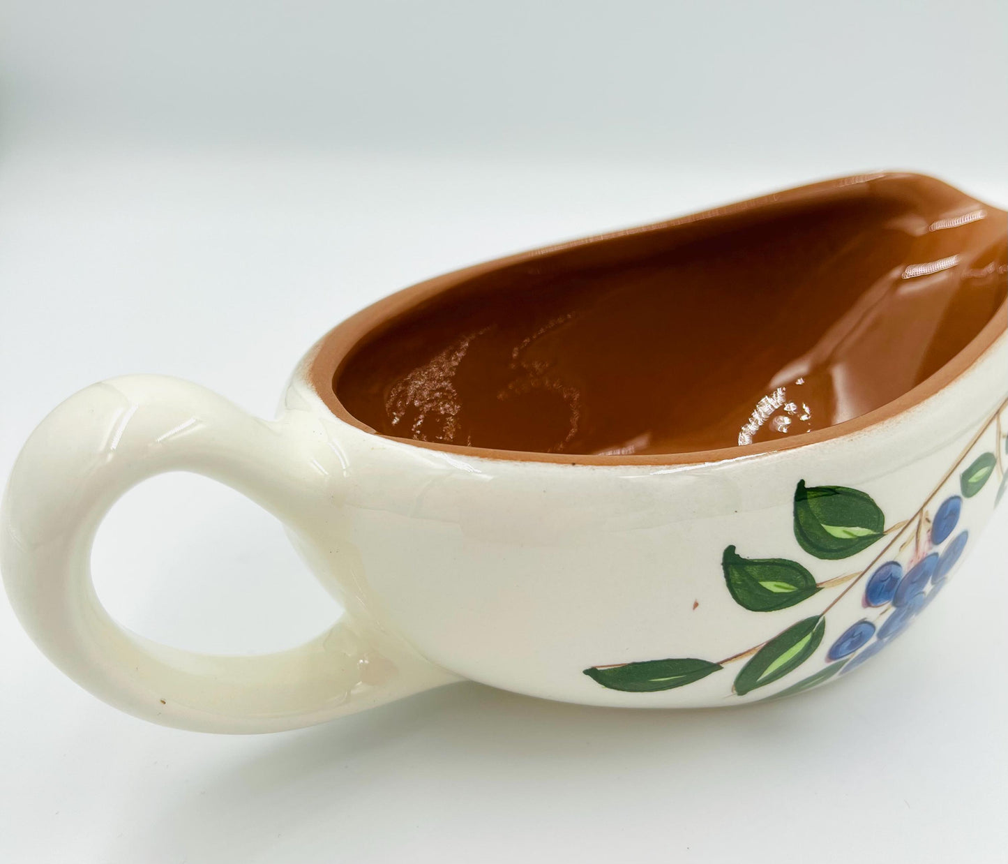 Vintage Stangl Blueberry Gravy Boat