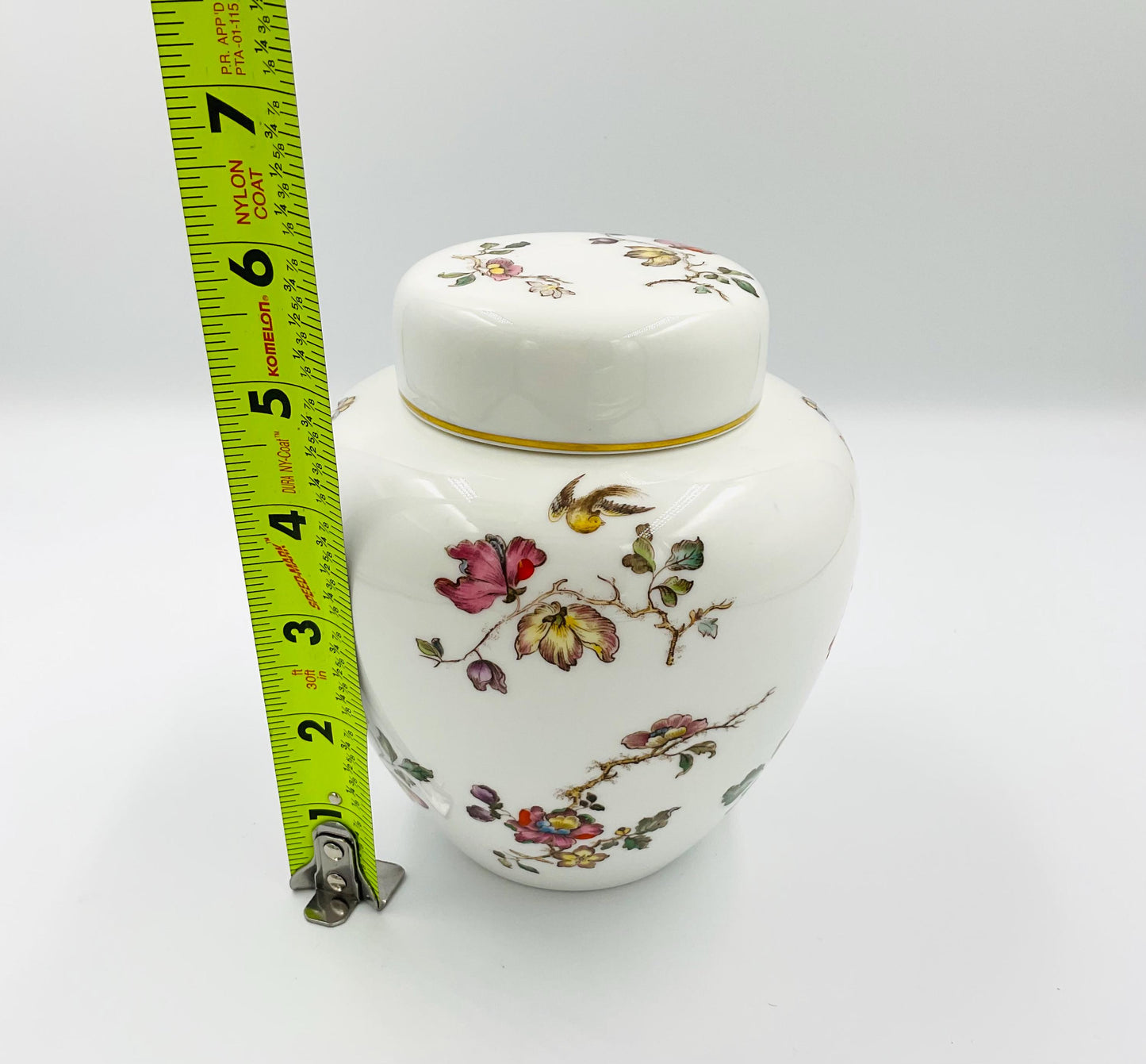Vintage Wedgwood Bone China Swallow Pattern Ginger Jar
