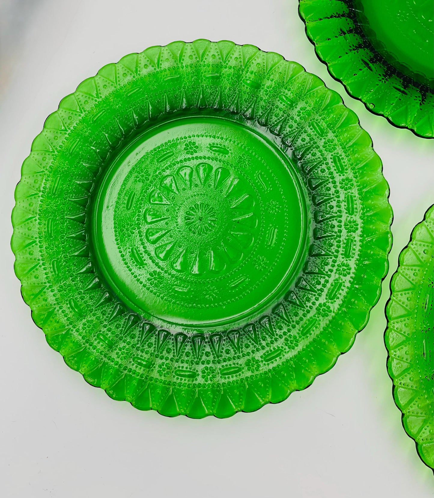 Vintage Kemple Wheaton Green Dinner Plate
