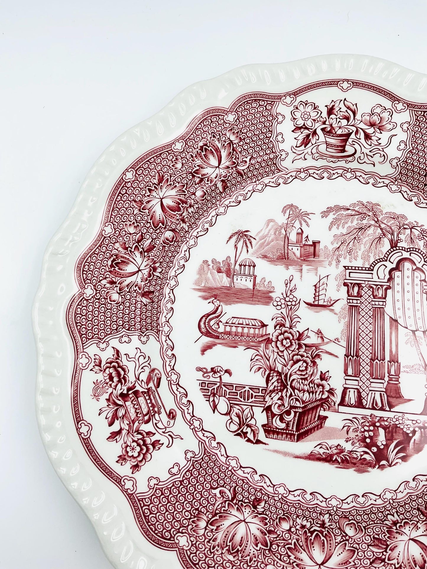 Vintage Spode Regency ‘Pagoda’ Archive Collection Plate