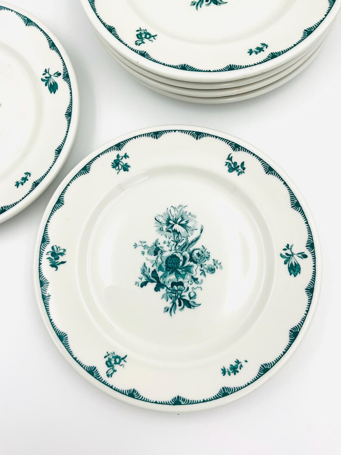 Macdonald & Gehm Green and White 7” Plate