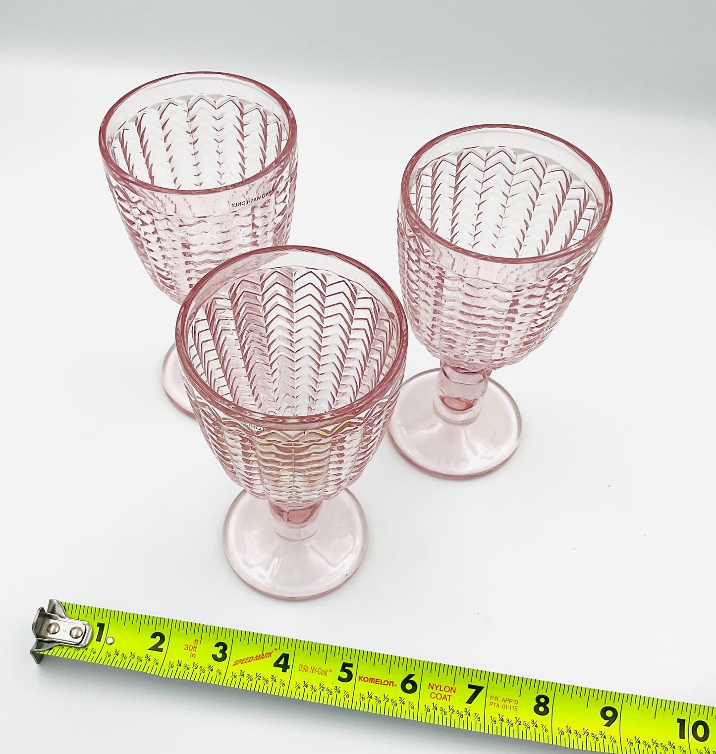Godinger Pink Twill Goblet