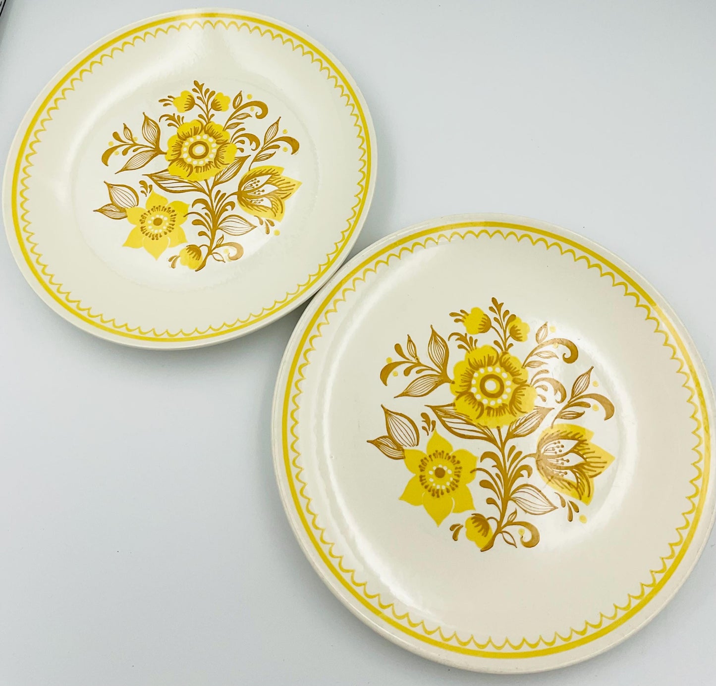 Vintage Royal China Cavalier Iron Stone Dinner Plate in Jubilee Pattern