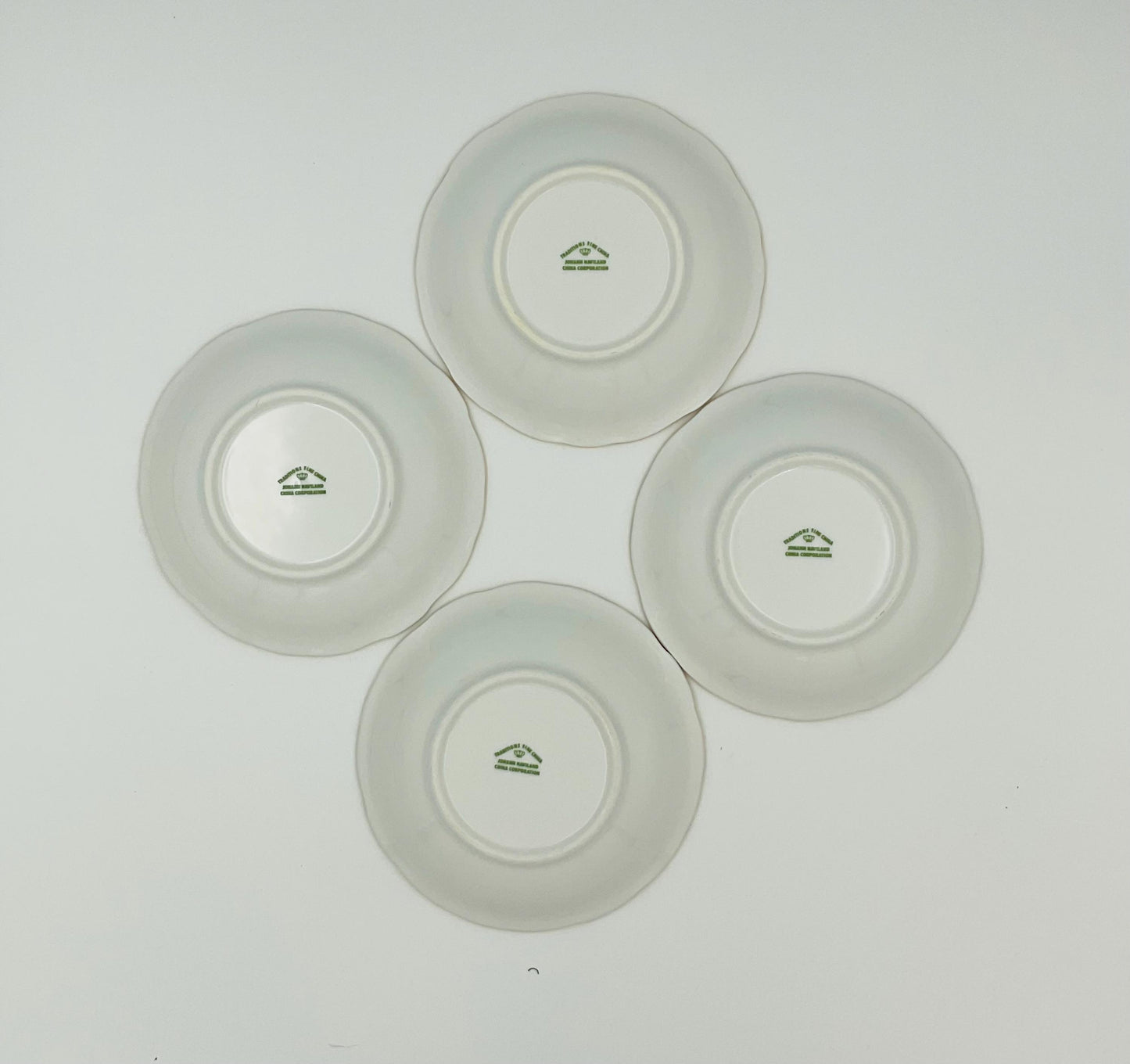 Vintage Johann Haviland Moss Rose Fine China Berry Bowls