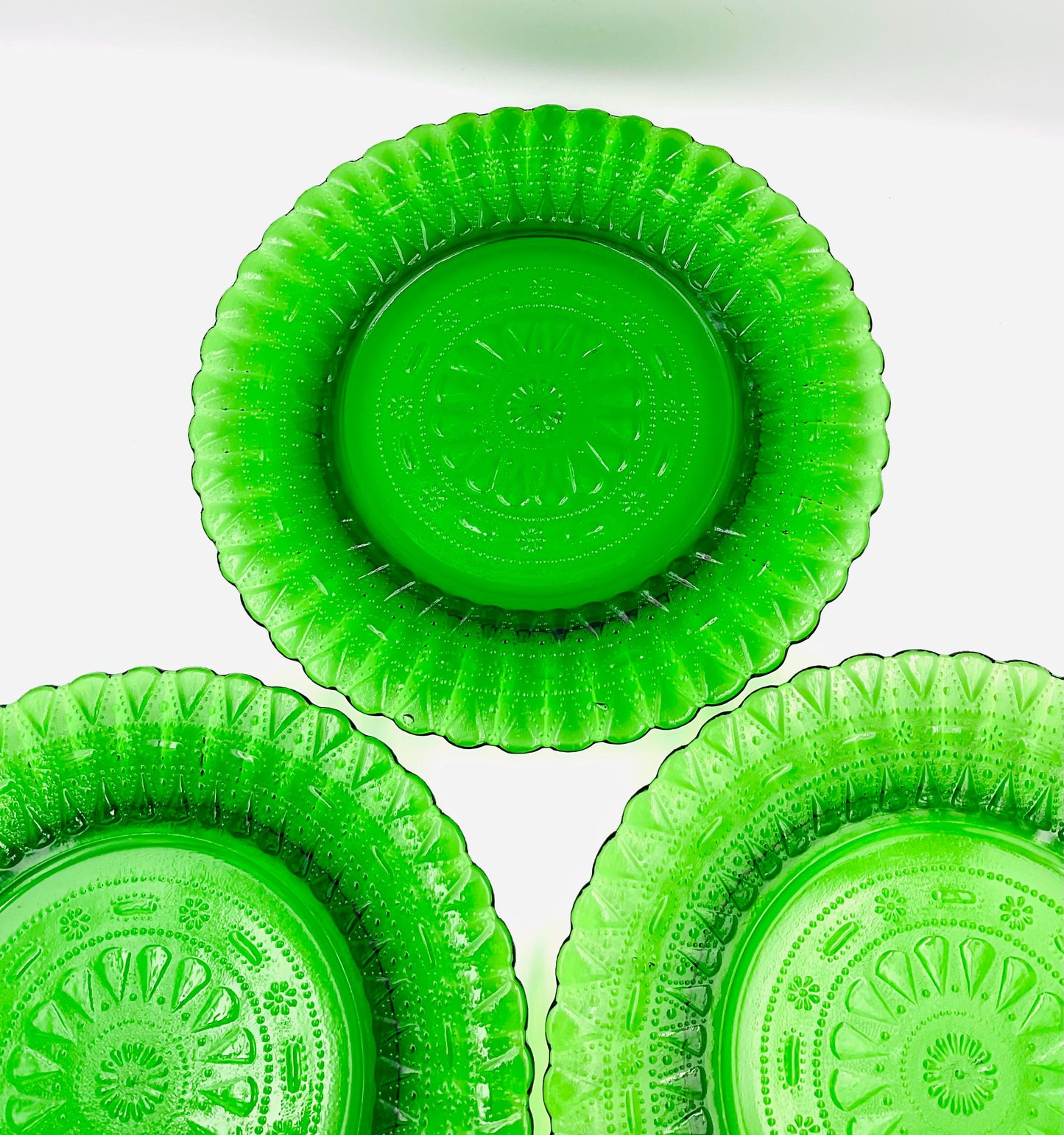 Vintage Kemple Wheaton Green Dinner Plate