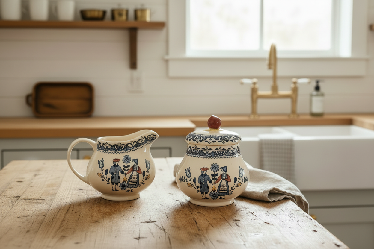 Johnson Brothers Hearts & Flowers — Dual Linen Styling