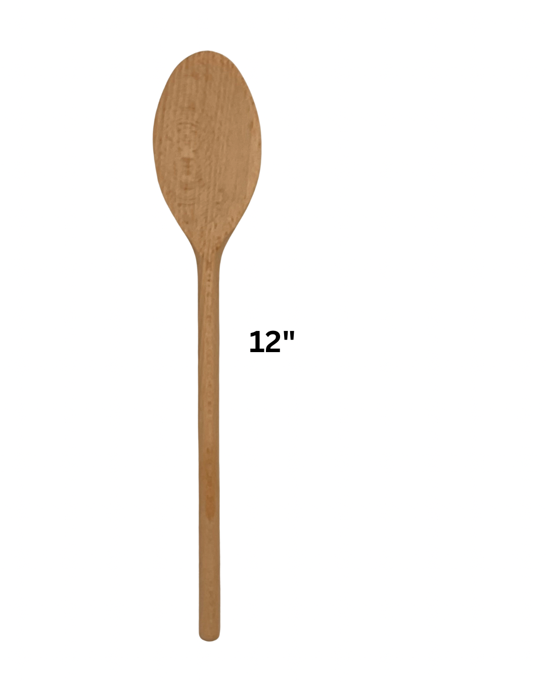 HIC Kitchen Beechwood Cooking Spoon | FSC-Certified Wood 12"