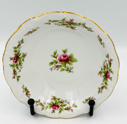 Vintage Johann Haviland Moss Rose Fine China Berry Bowls