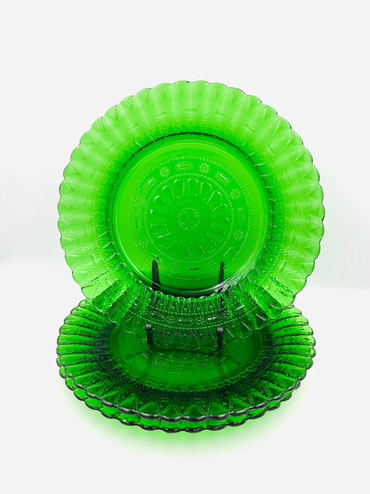 Vintage Kemple Wheaton Green Dinner Plate