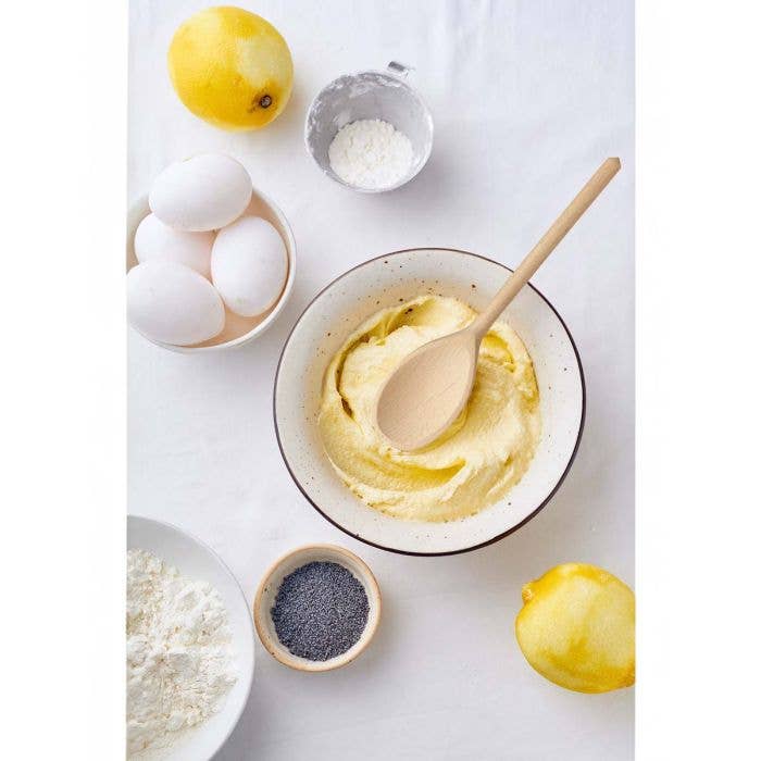 HIC Kitchen Beechwood Cooking Spoon | FSC-Certified Wood 10"