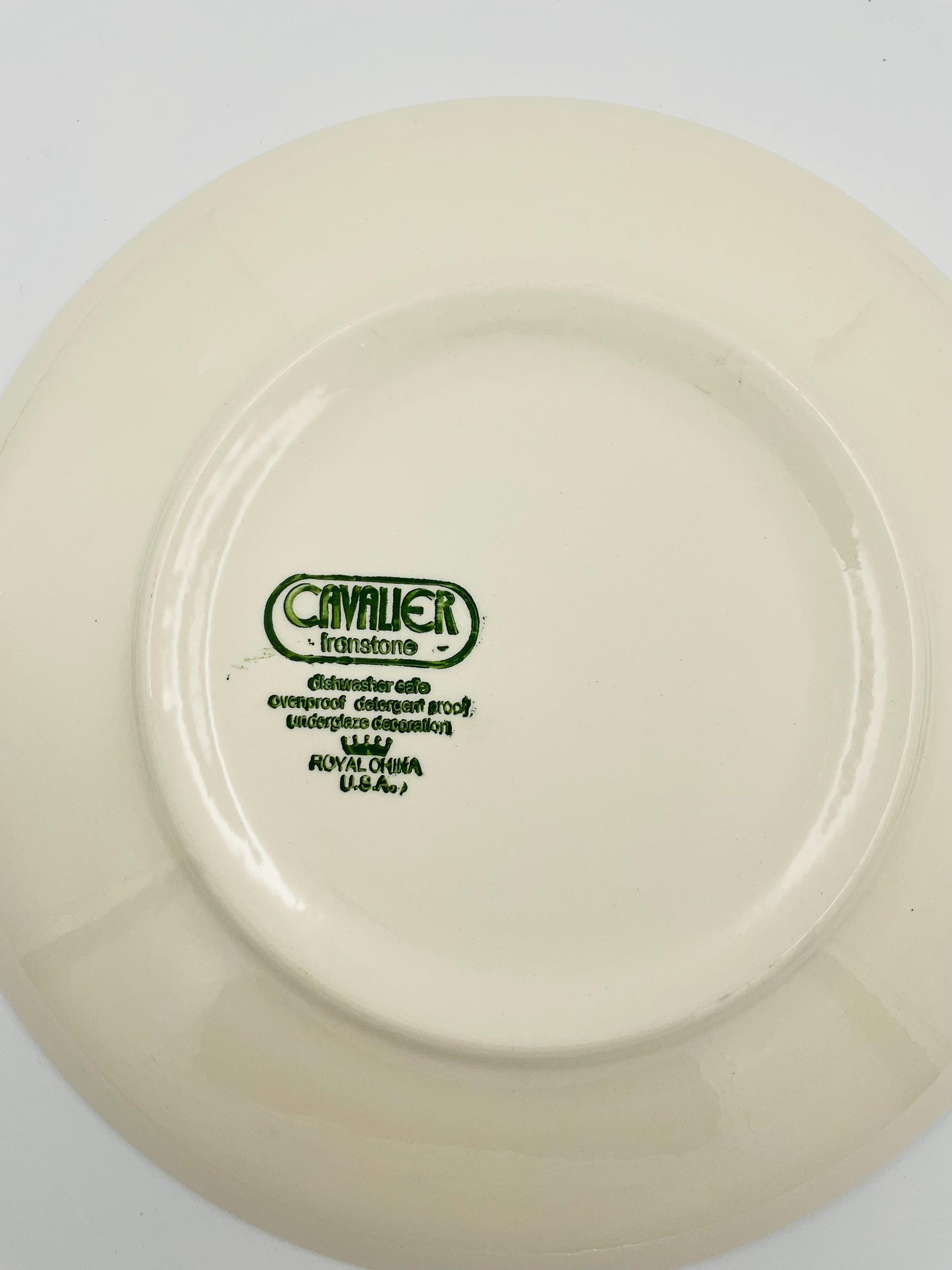 Royal China Cavalier Ironstone Casablanca Dinner Plate