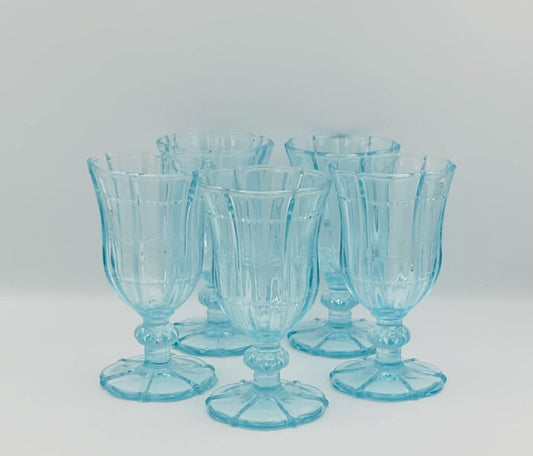 Debi Lilly Blue / Tourquoise Vintage Goblet