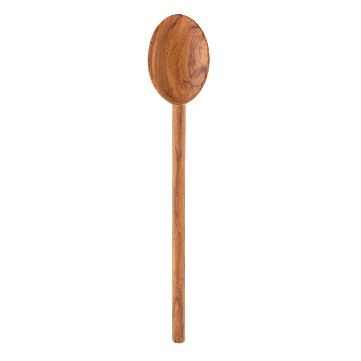 Italian Olive Wood Cooking Spoon, 12 Inch | Eddingtons