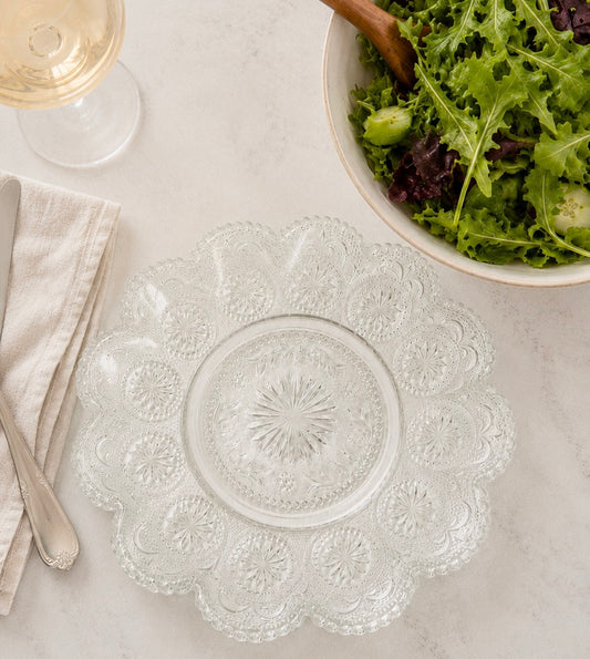 Vintage Brockway Glass American Concord Plates - Set of 2