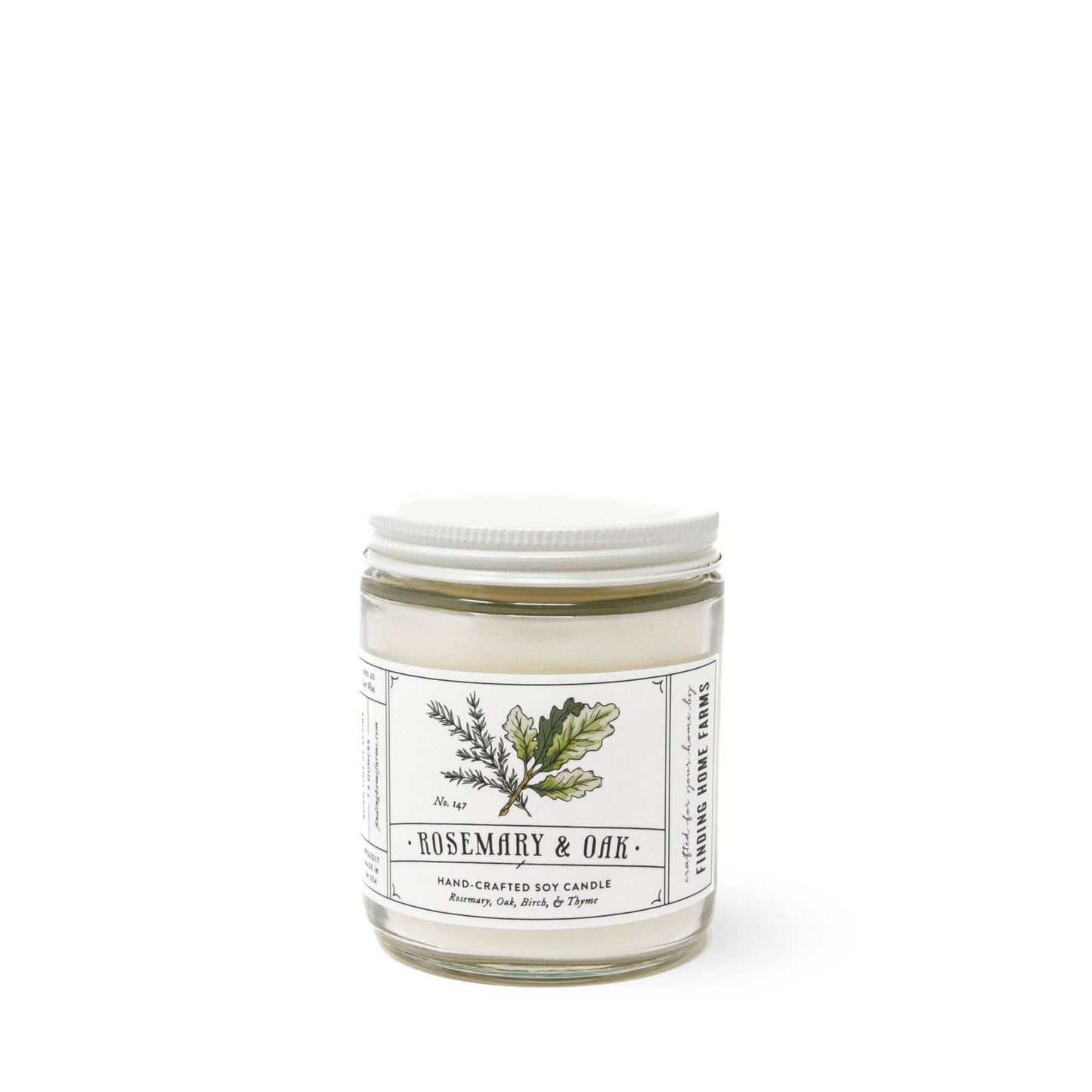 Rosemary & Oak | Hand-Poured Soy Candle