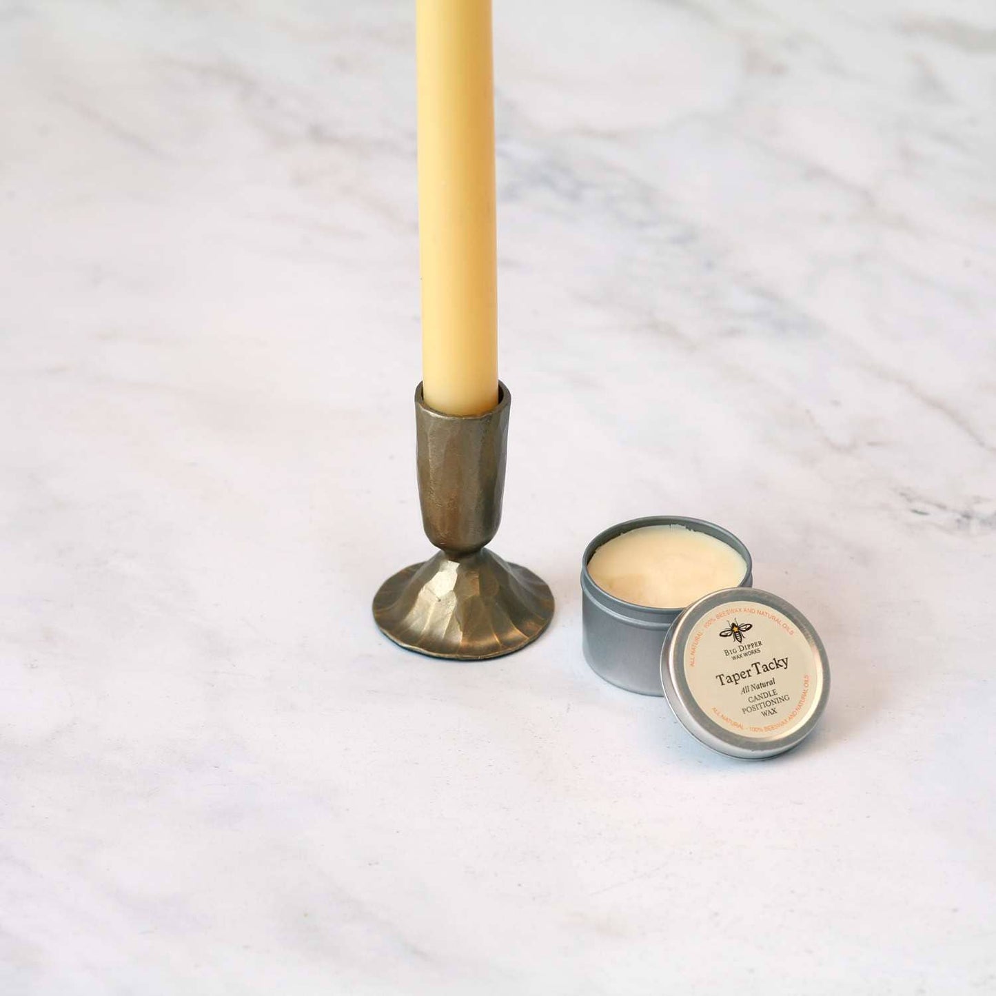 Candle Positioning Wax – Beeswax Blend – 1.7 oz Tin