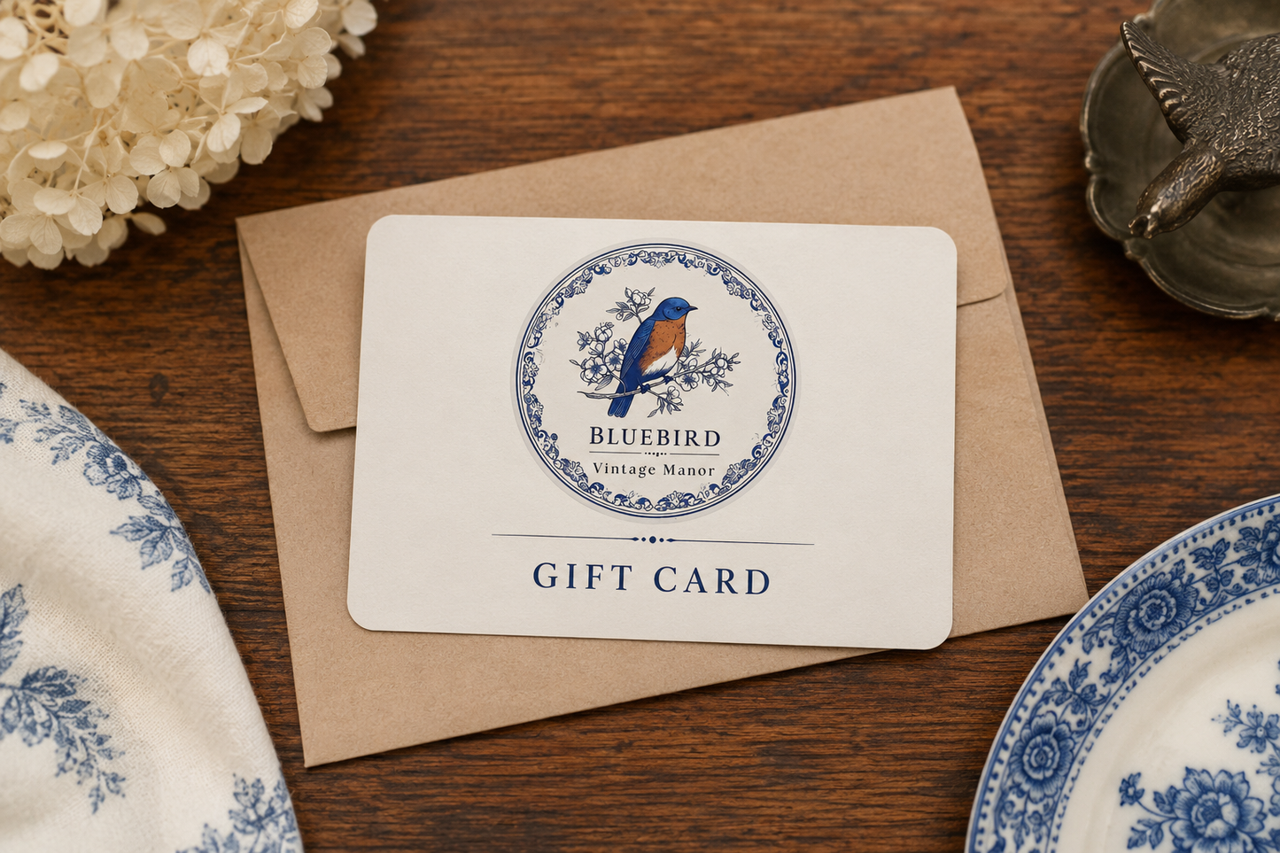 Bluebird Vintage Manor Gift Card
